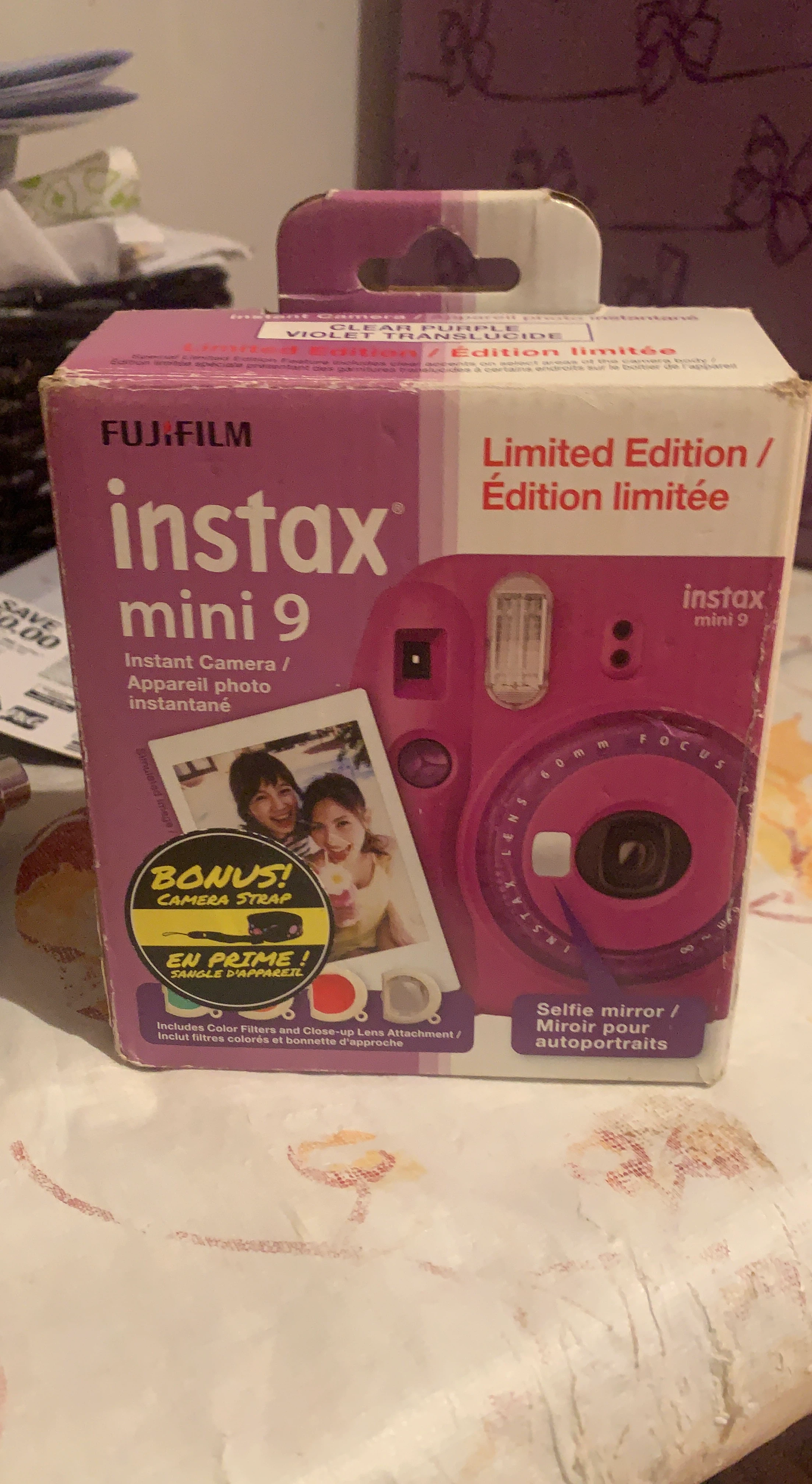 Fujifilm Instax Mini 9 Instant Camera - Limited Edition Pink