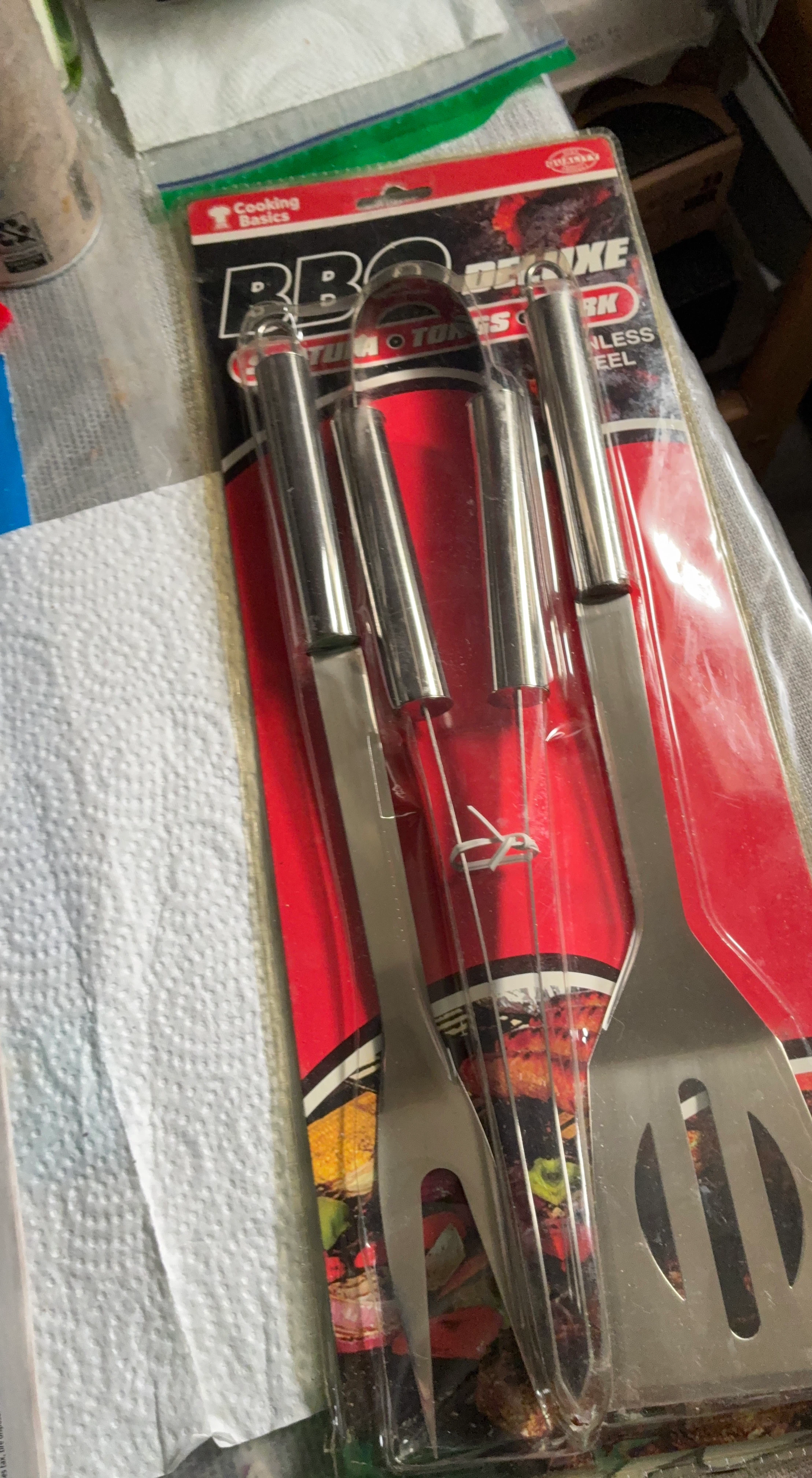 Cooking Basics BBQ Deluxe Stainless Steel Utensil Set