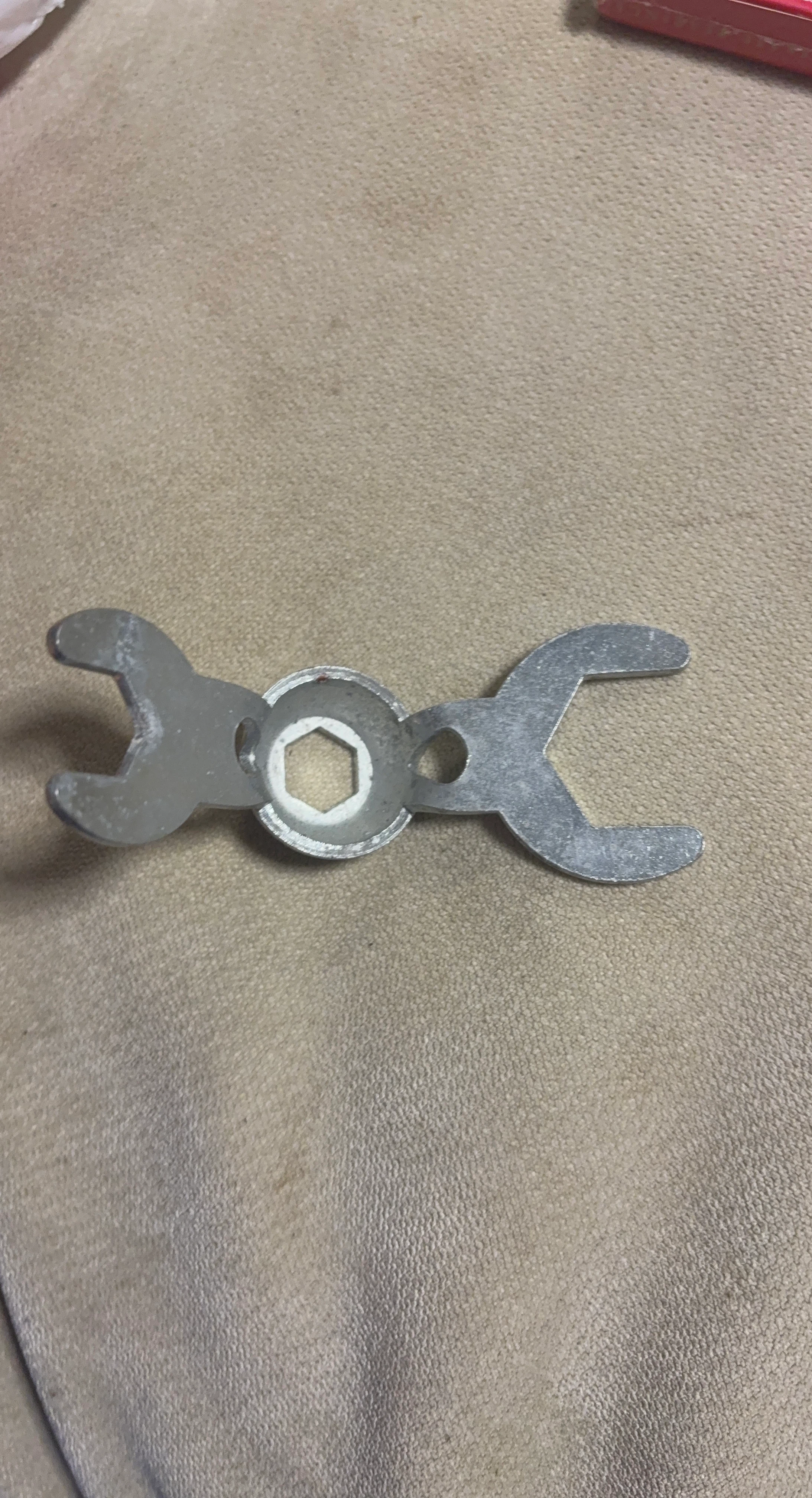 Silver Multi Functional Flat Wrench