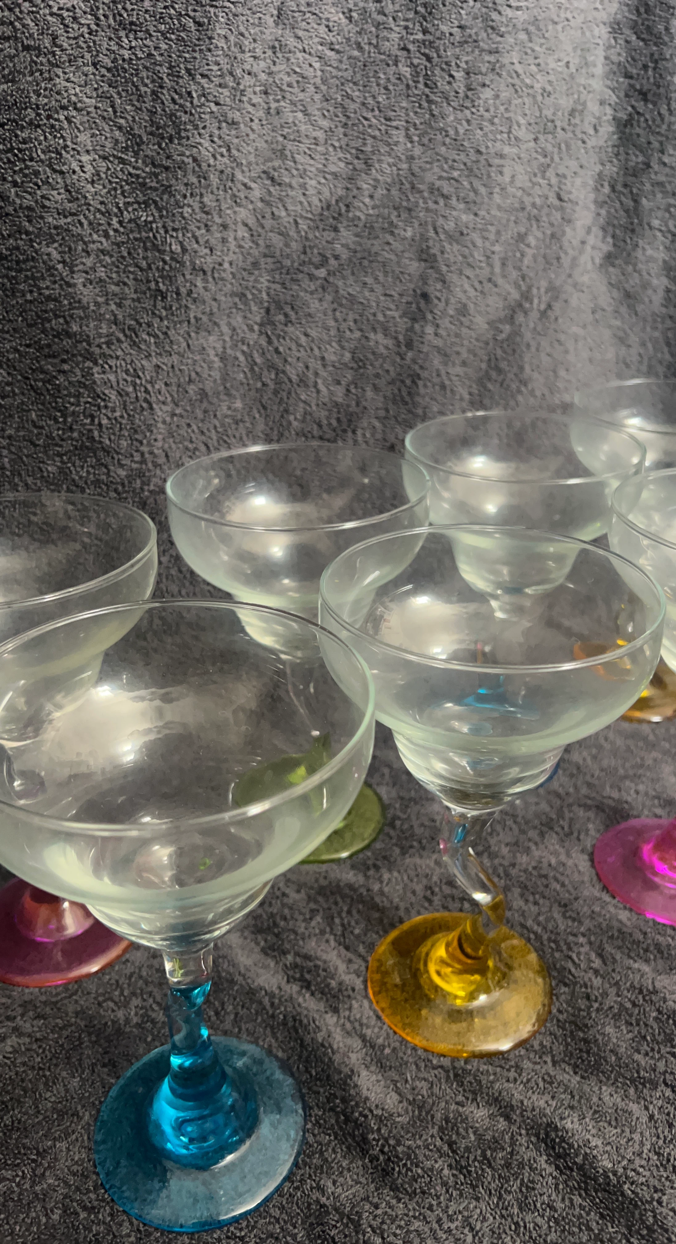 Set of 6 Margarita Glasses