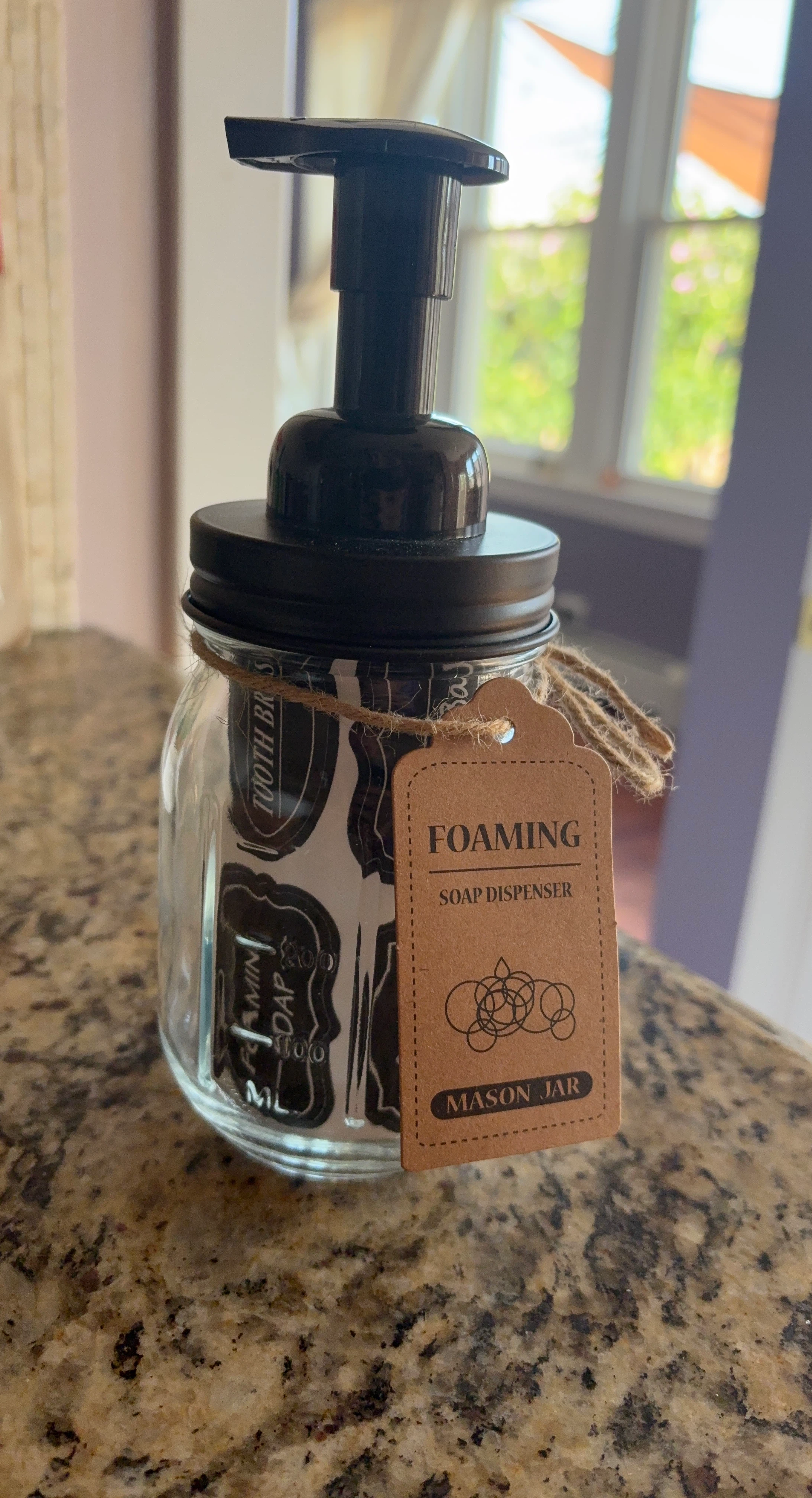 Foaming Mason Jar Soap Dispenser - photo 2