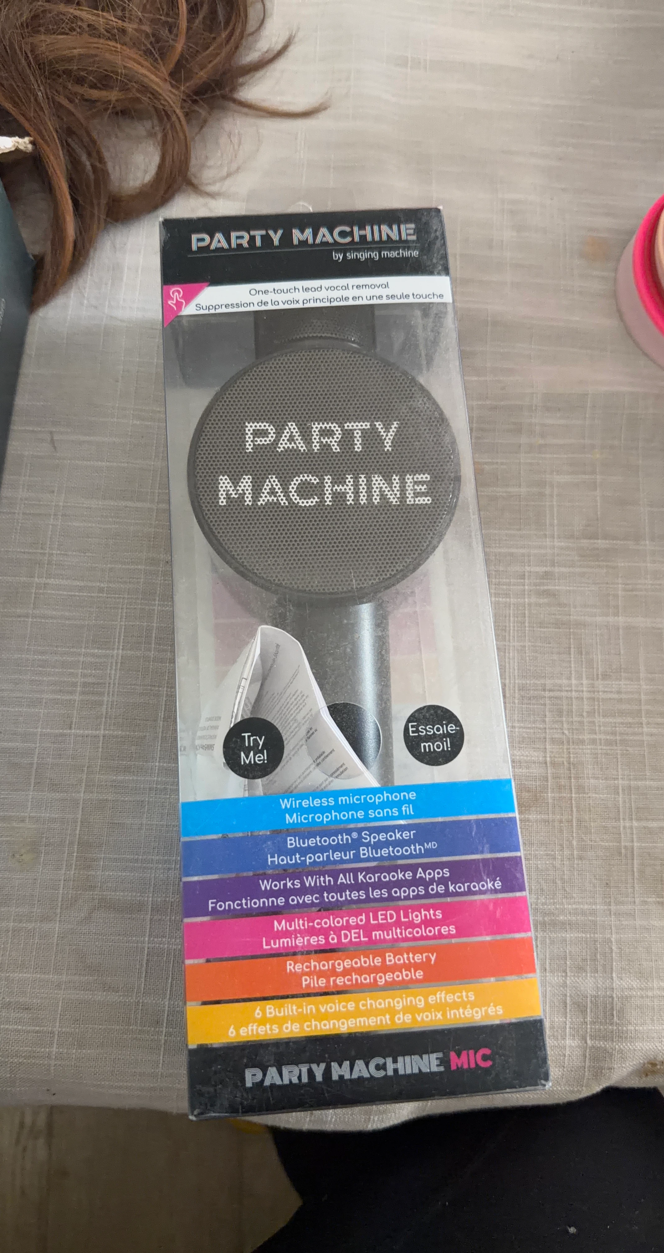 Singing Machine Party Machine Mic