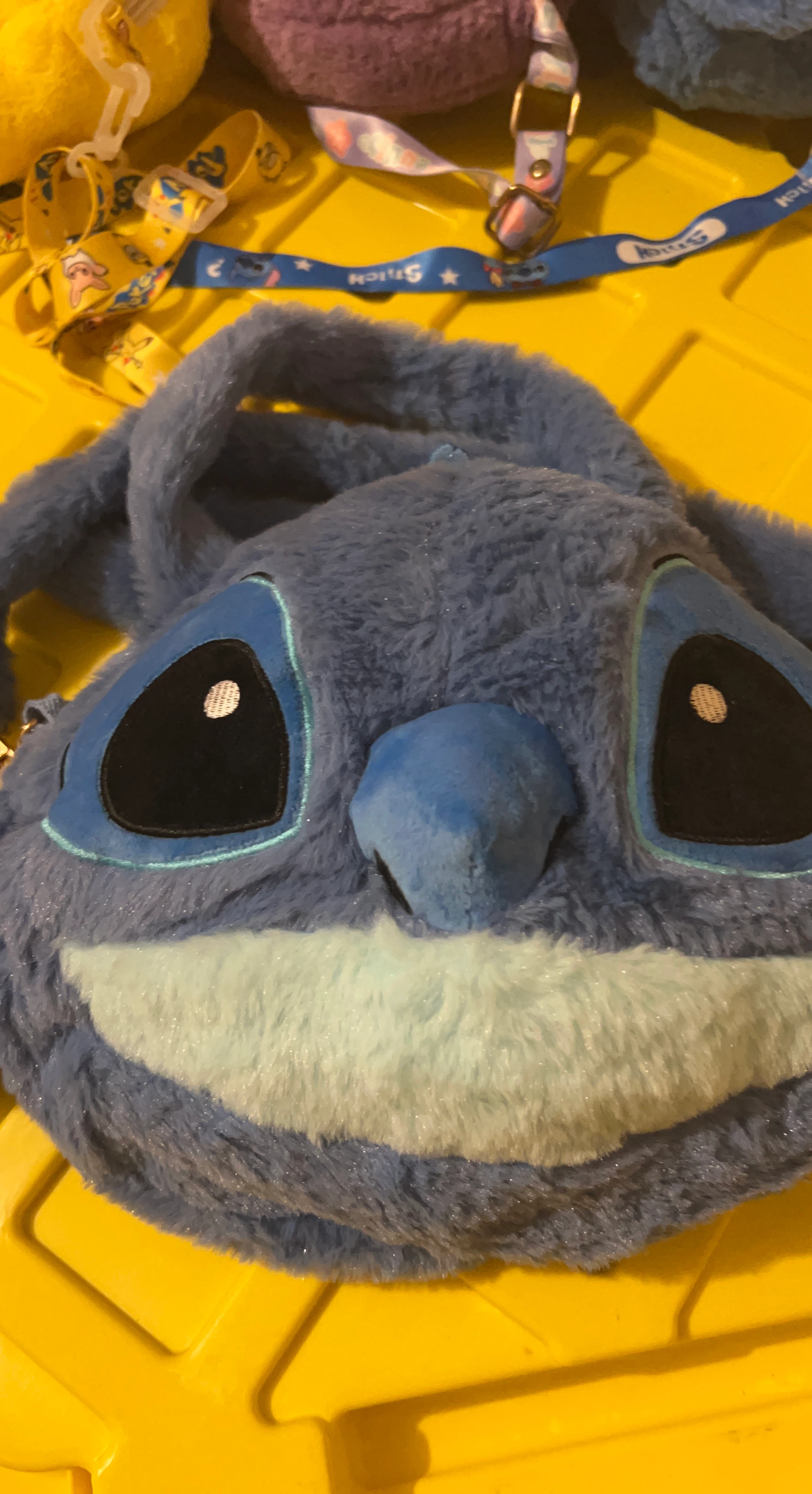 Disney Stitch Plush Mini Backpack Purse