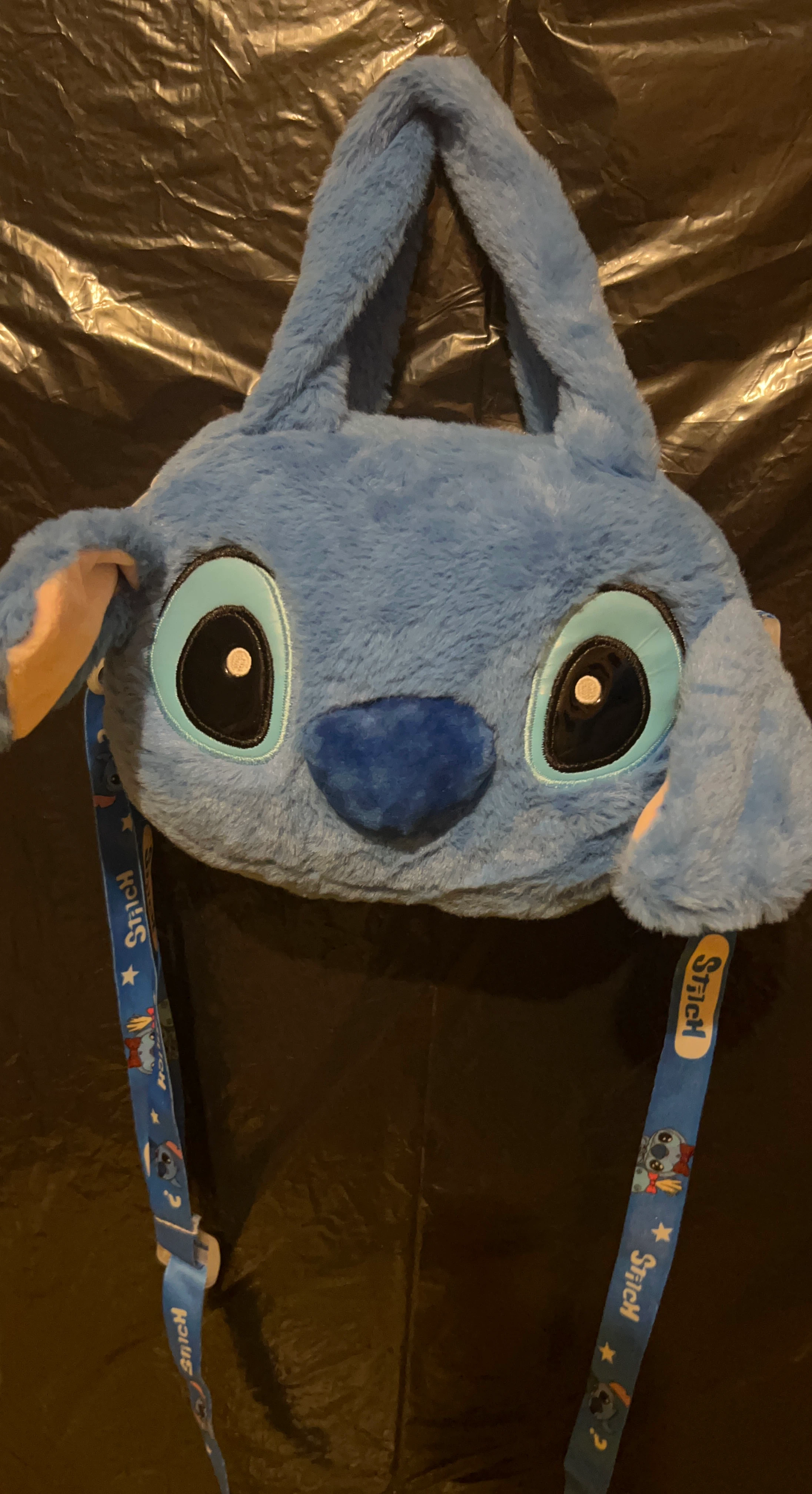 Disney Stitch Plush Crossbody Bag