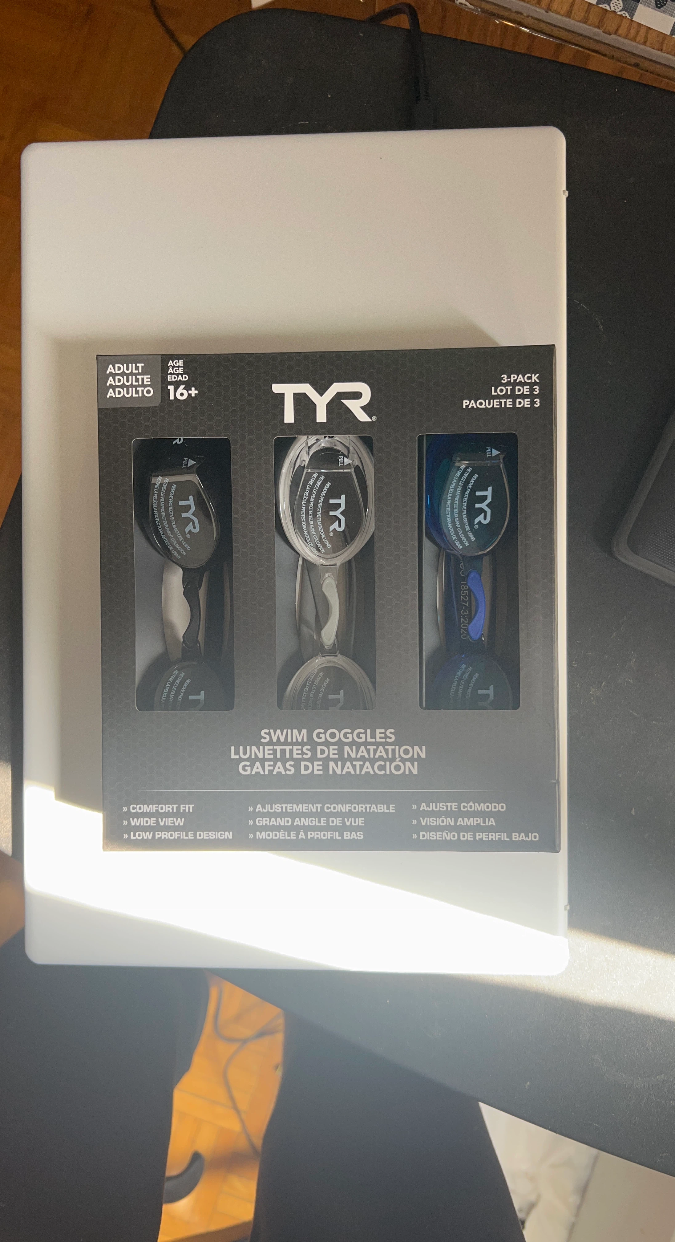 TYR Swim Goggles 3-Pack