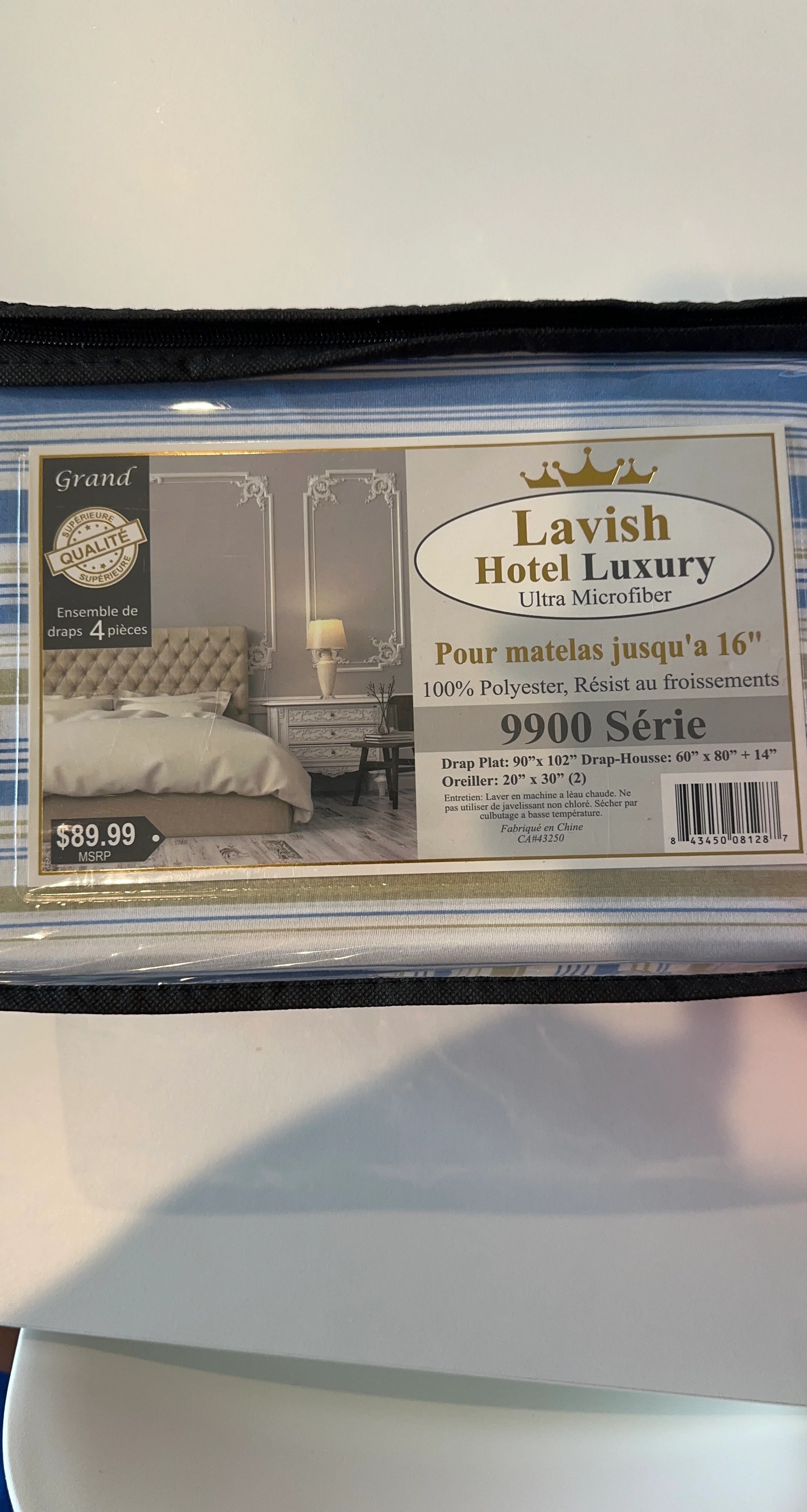 Lavish Hotel Luxury Ultra Microfiber 4-Piece Sheet Set