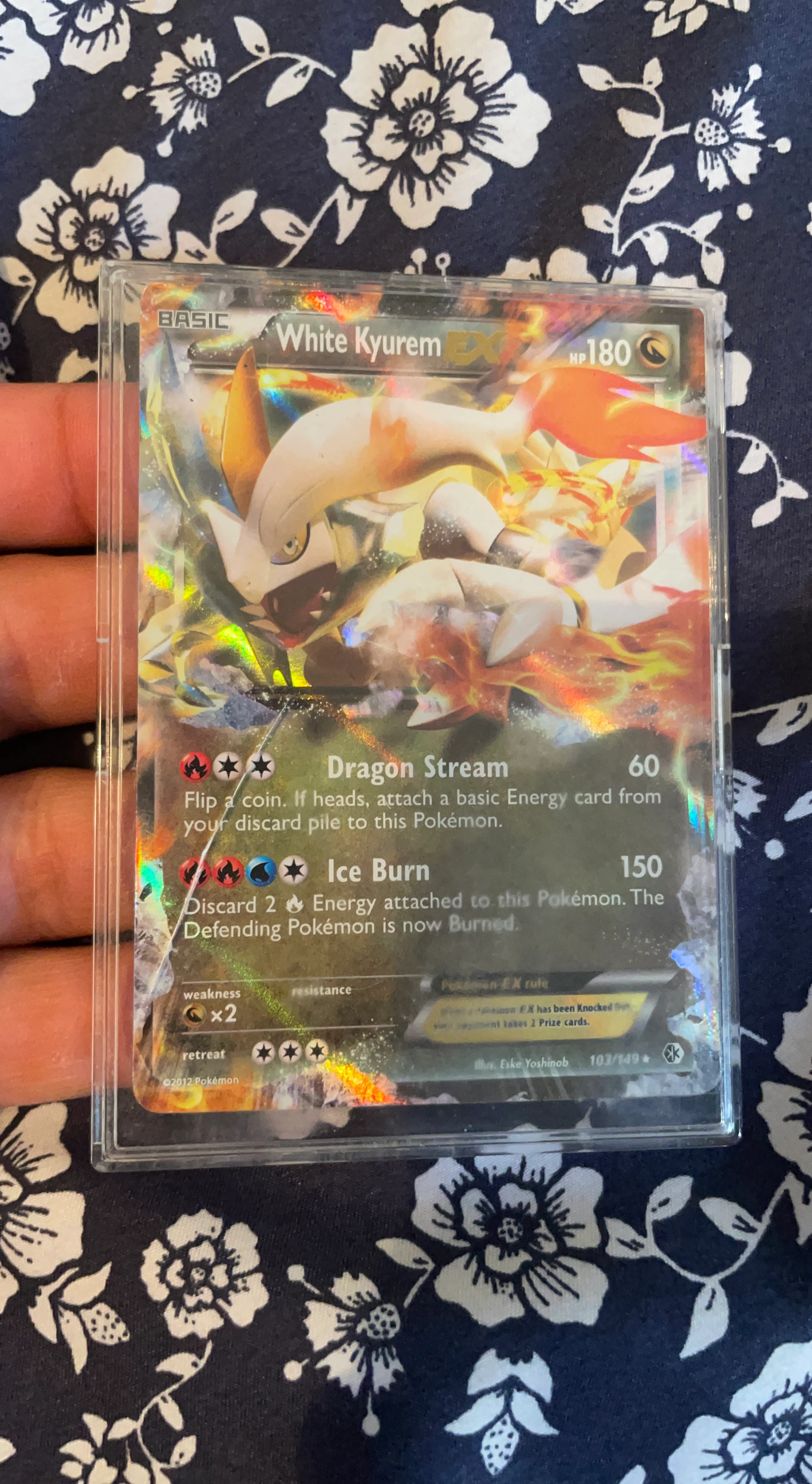 White Kyurem EX Pokemon Card 103/149