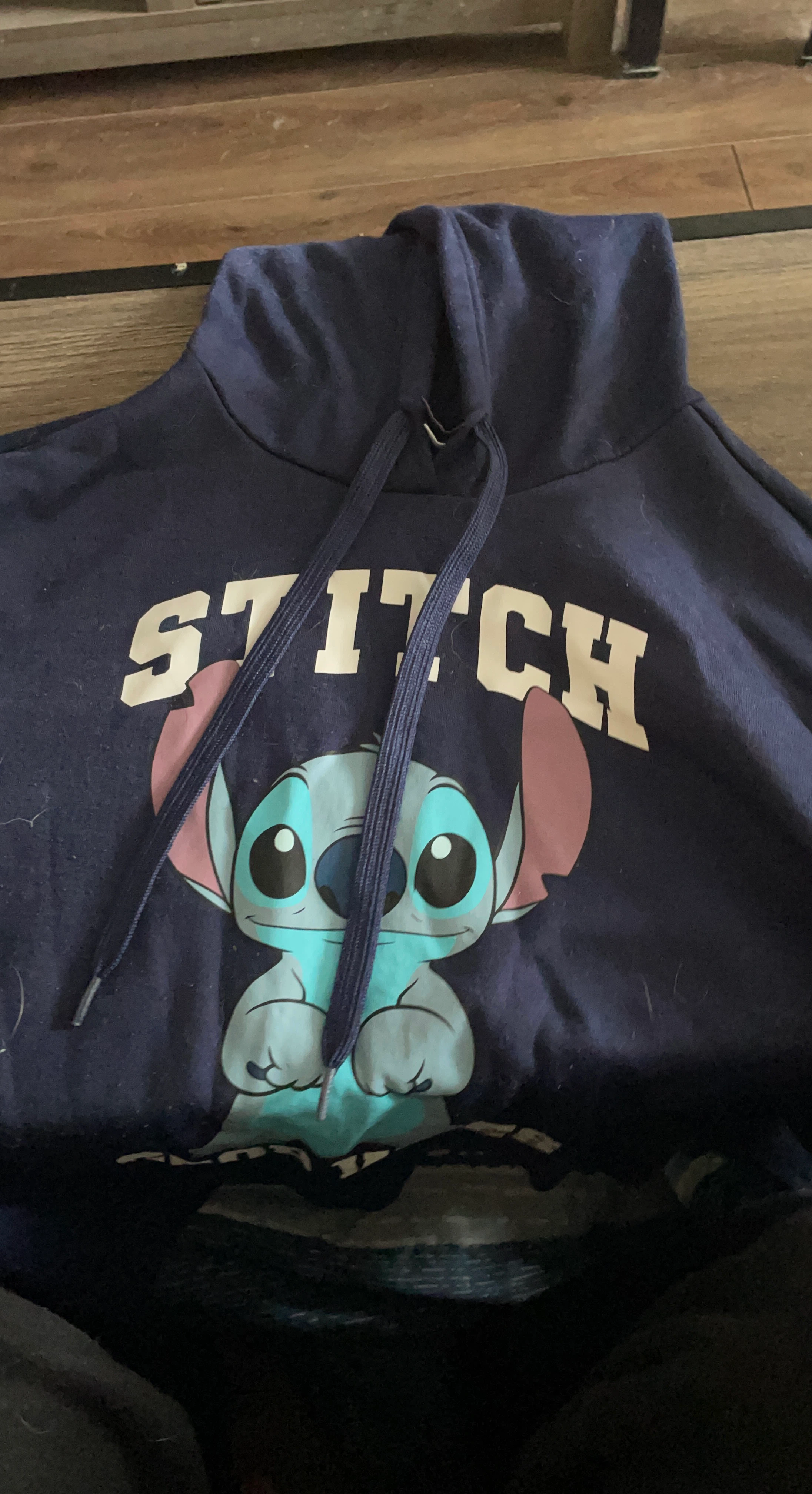 Disney Lilo and Stitch Navy Blue Hoodie