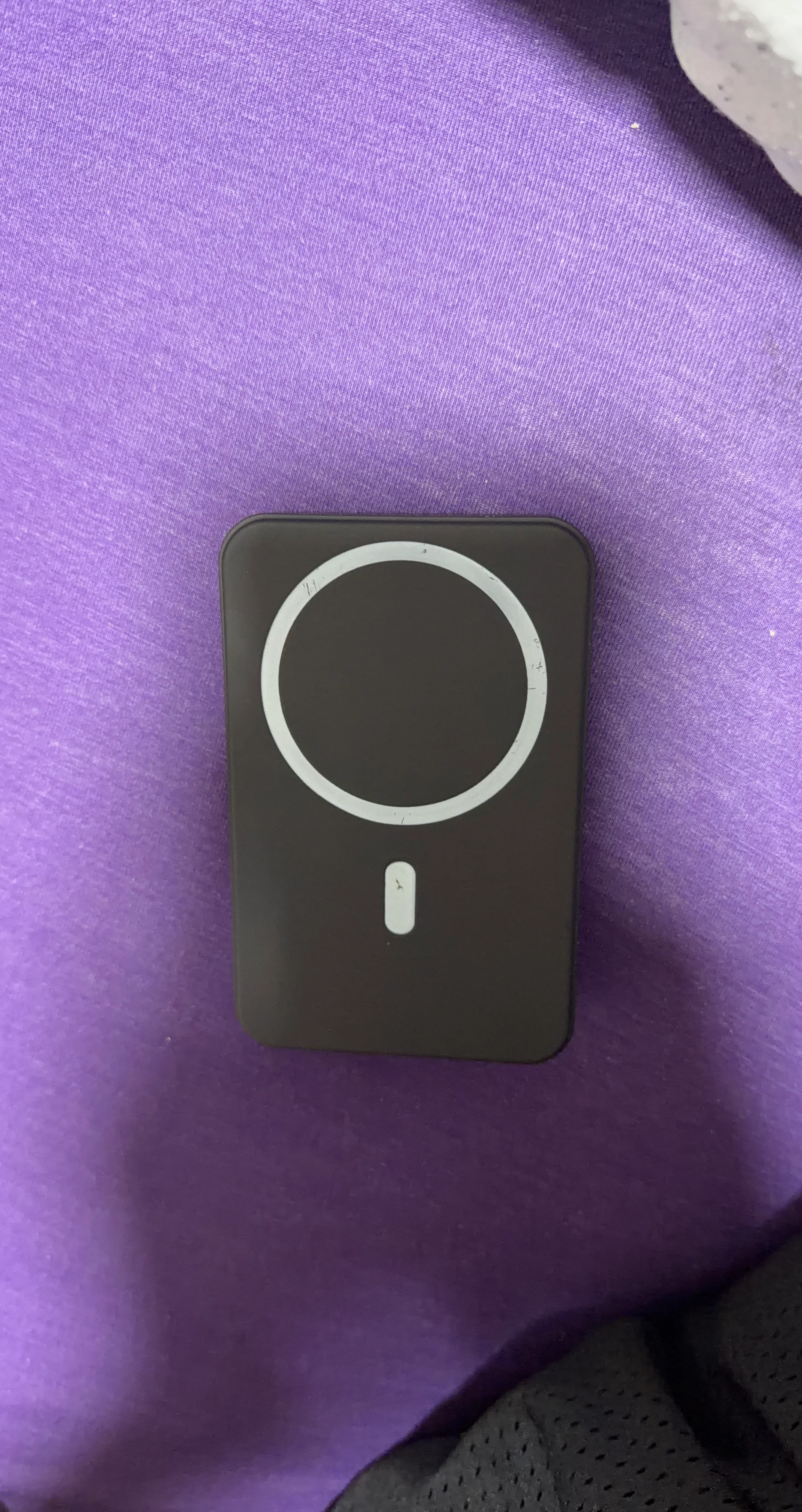 Black Magnetic Wireless Charger Power Bank
