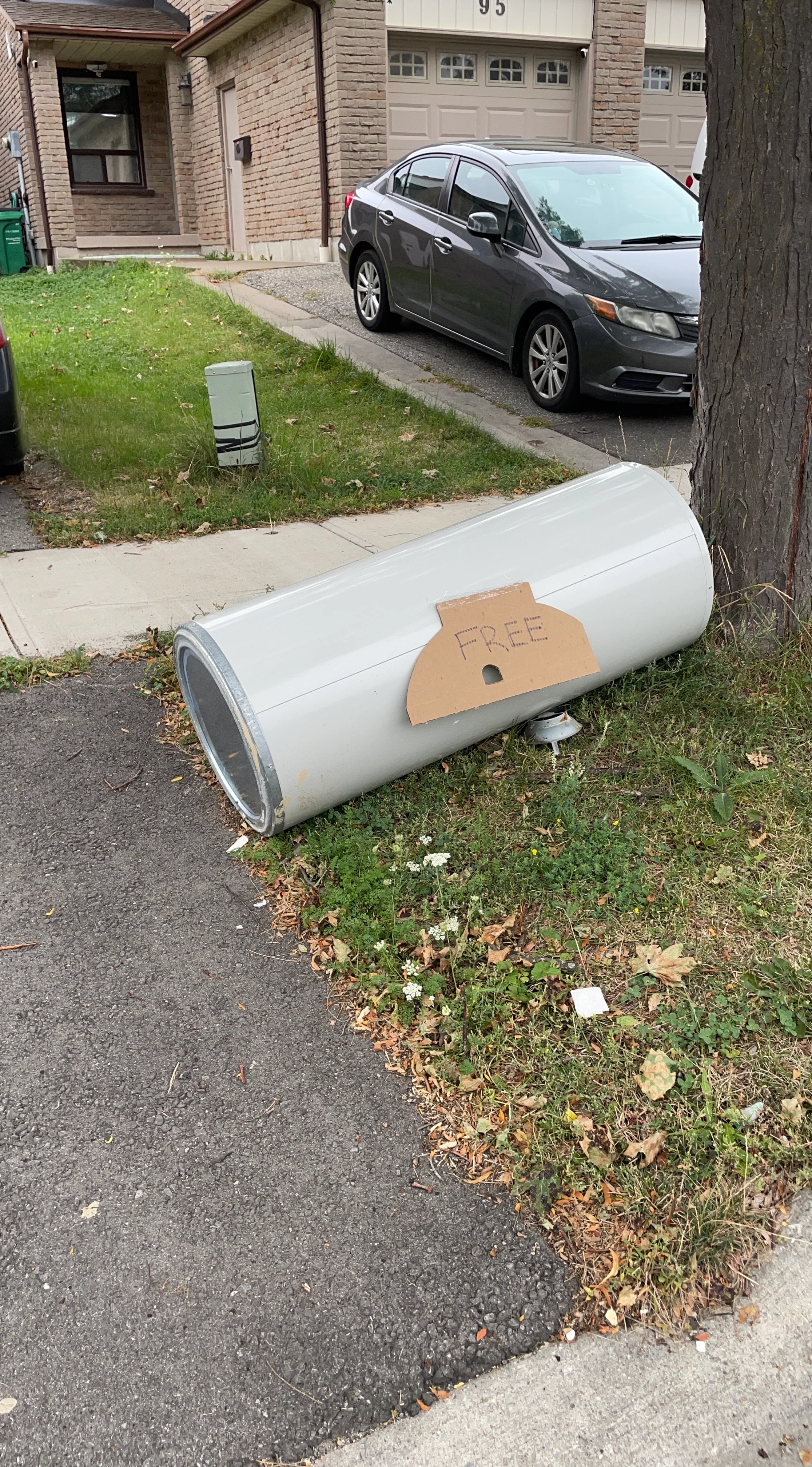 FREE Broken Water Heater for Scrap
