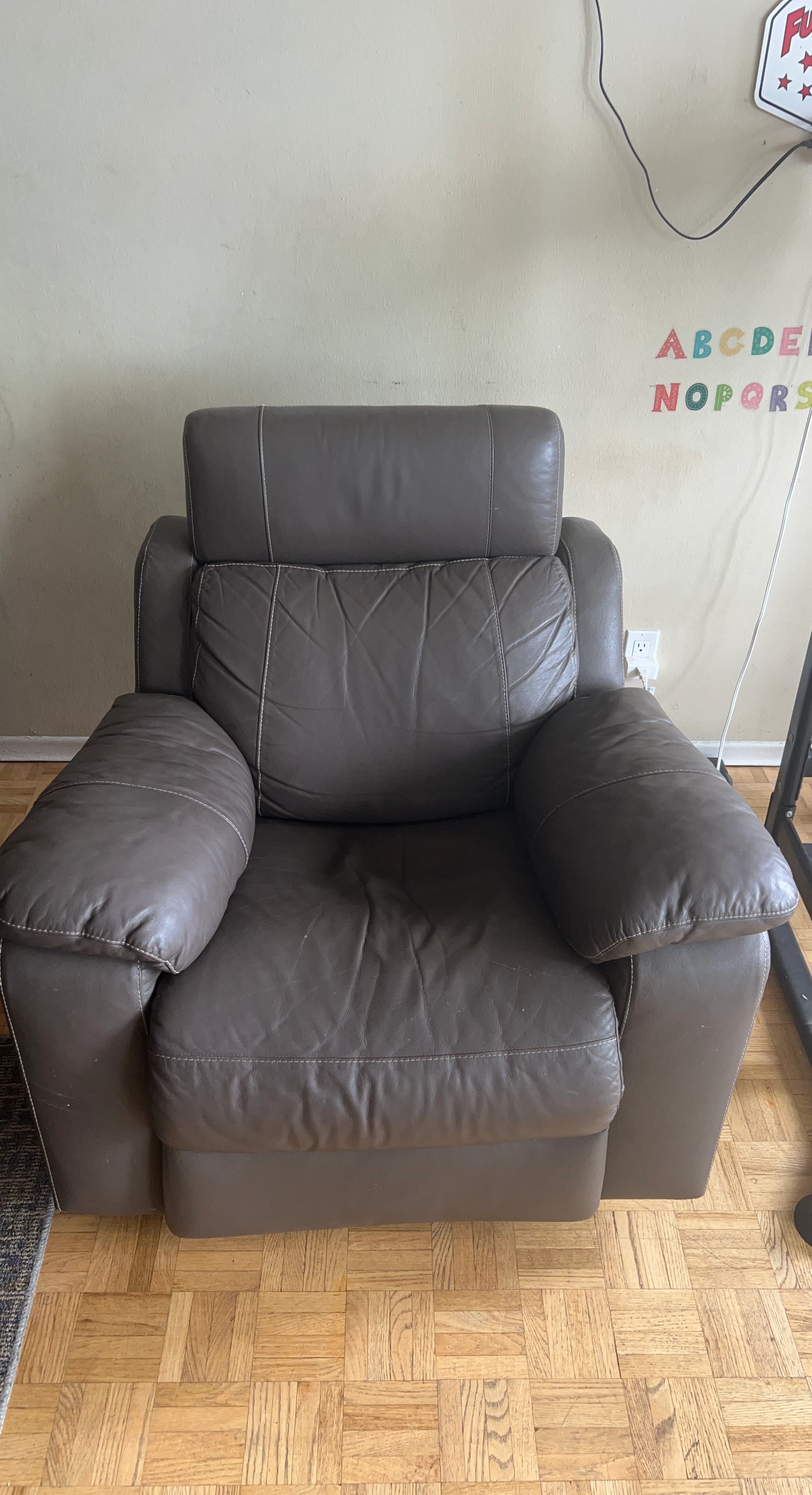 Grey Recliner Chair