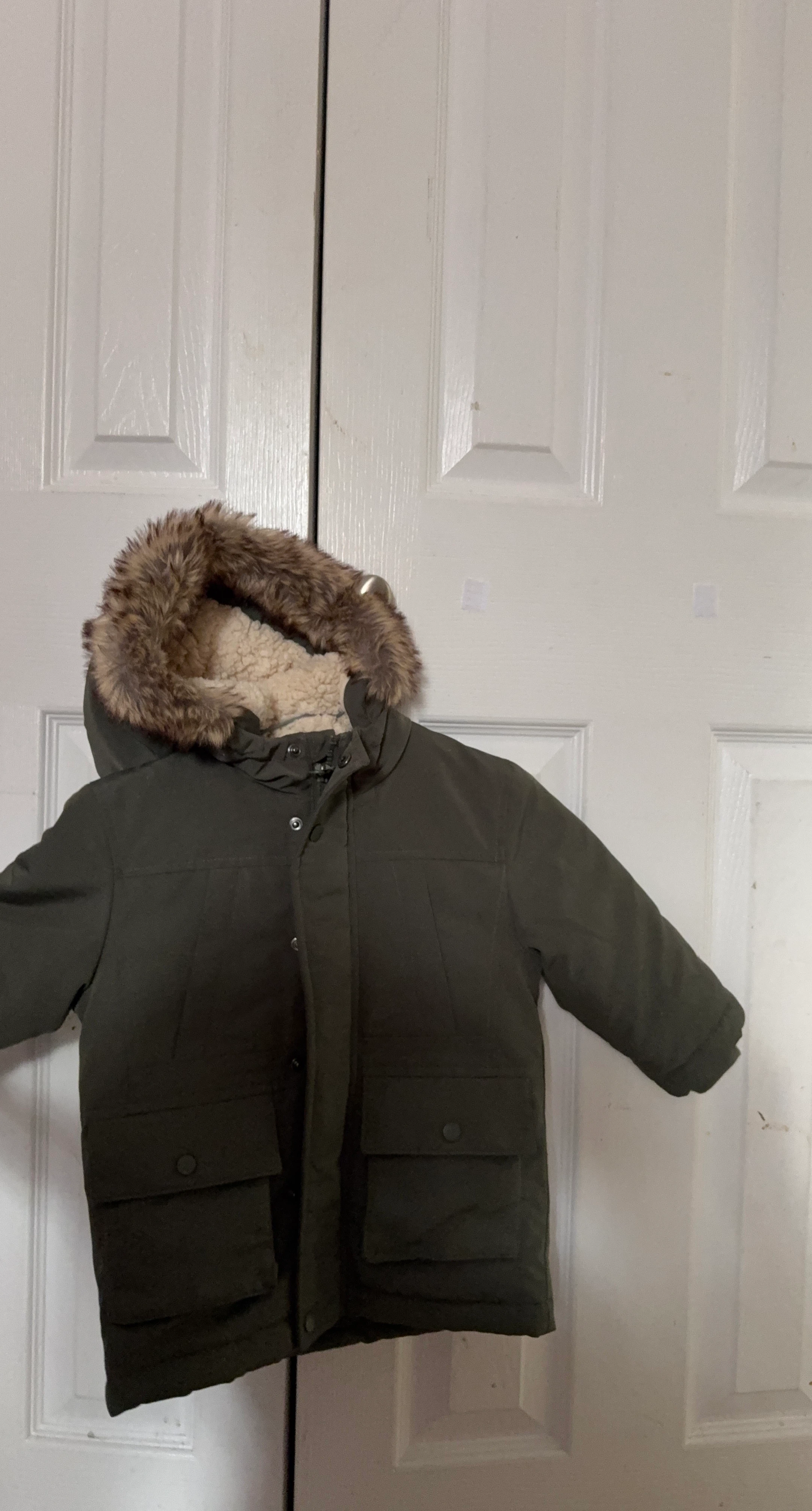 George green hooded parka jacket