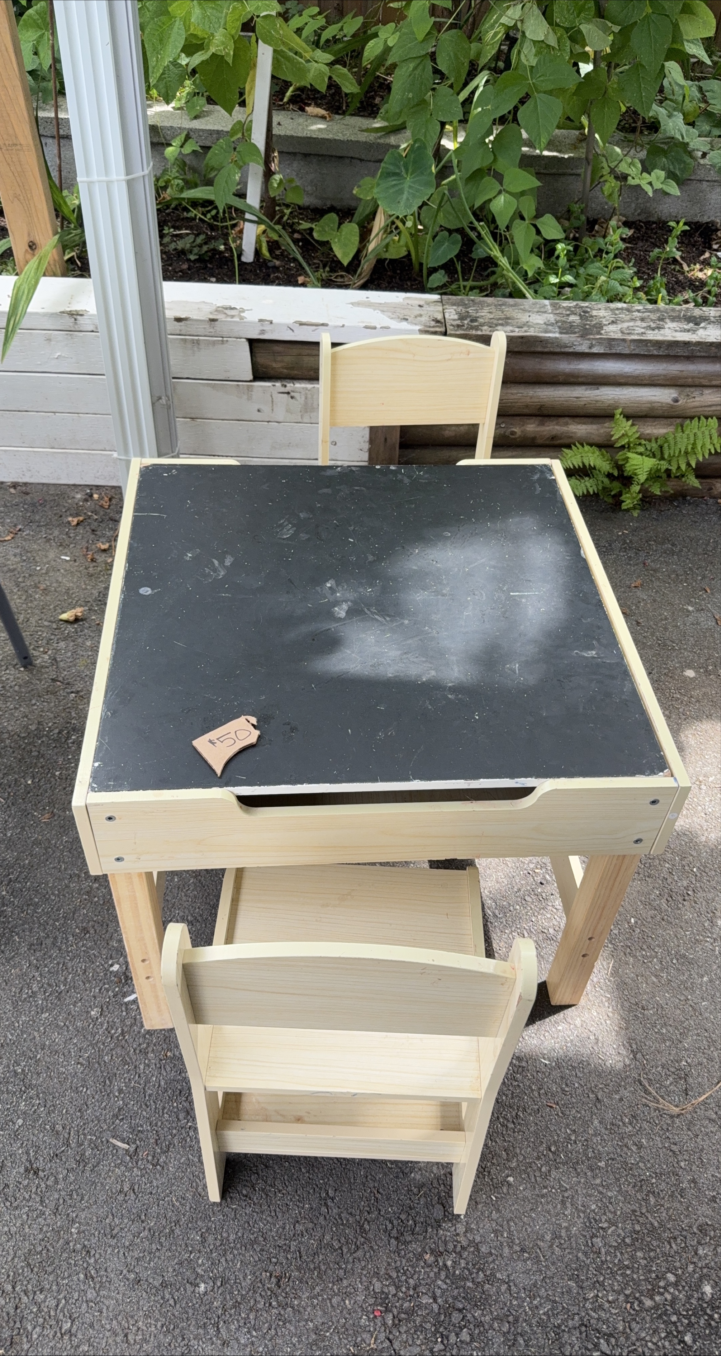 Kids Wooden Play Table and Chairs Set