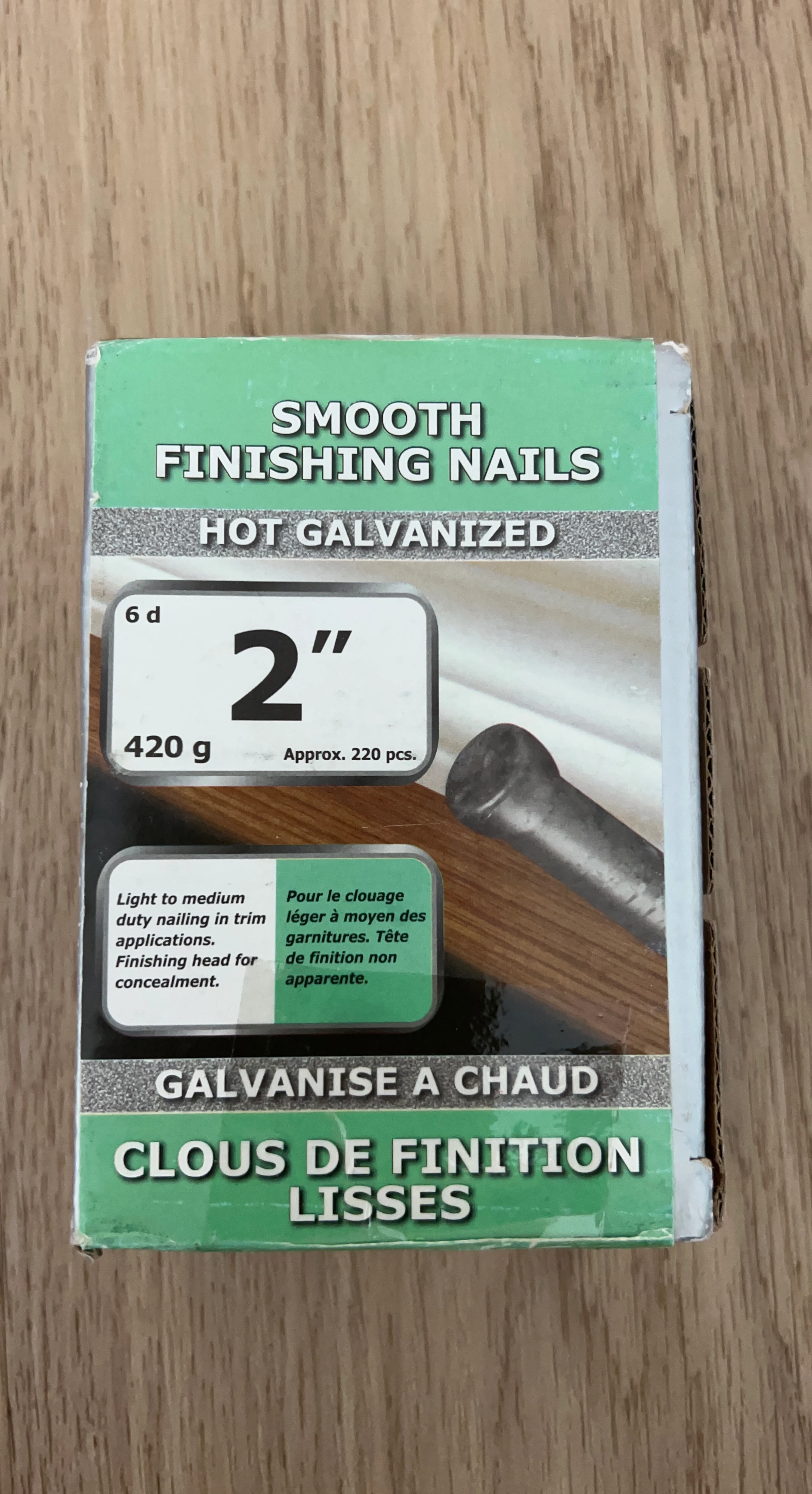 Finishing Nails box