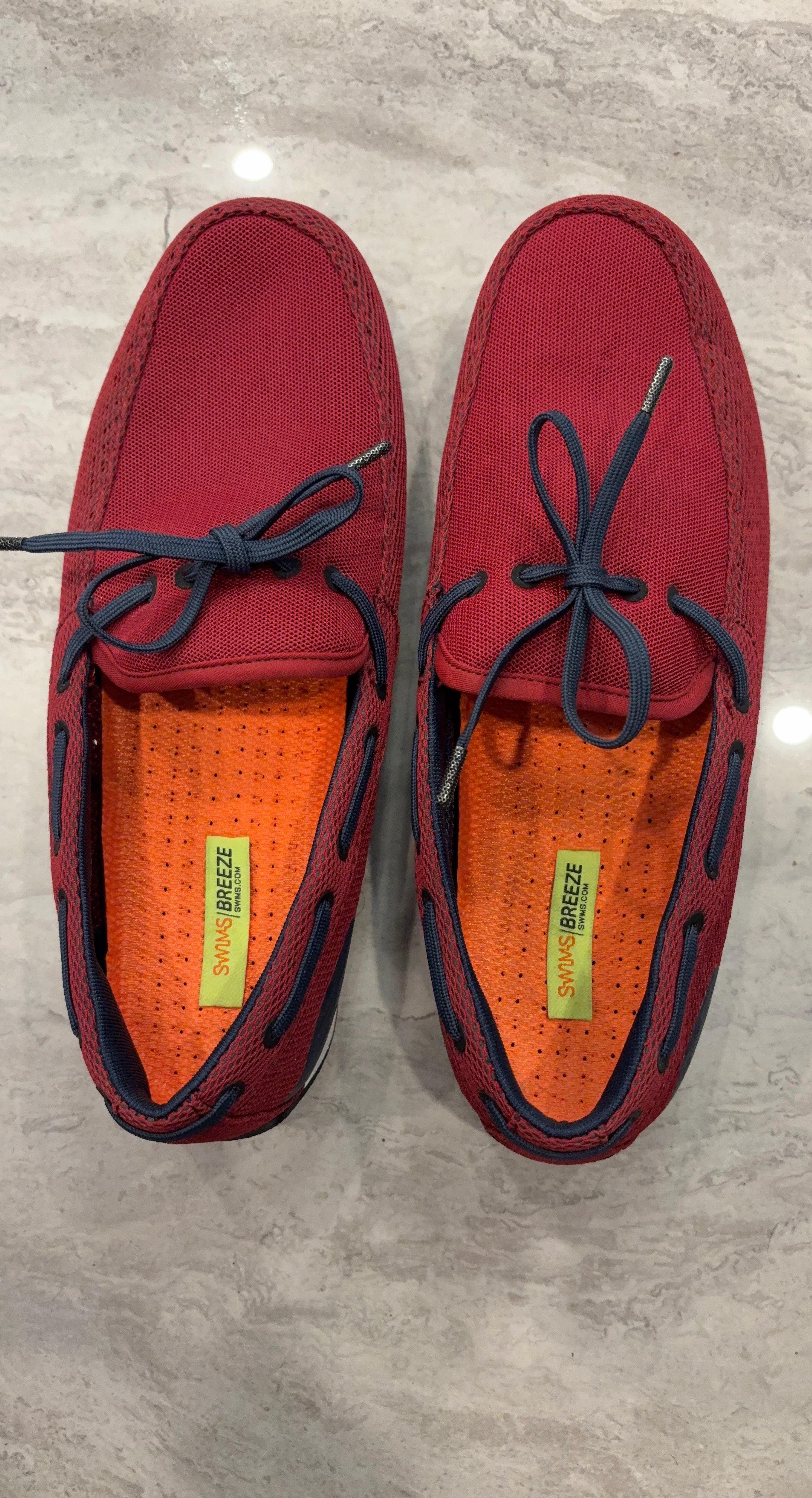 SWIMS Breeze Loafers - Red Size 8