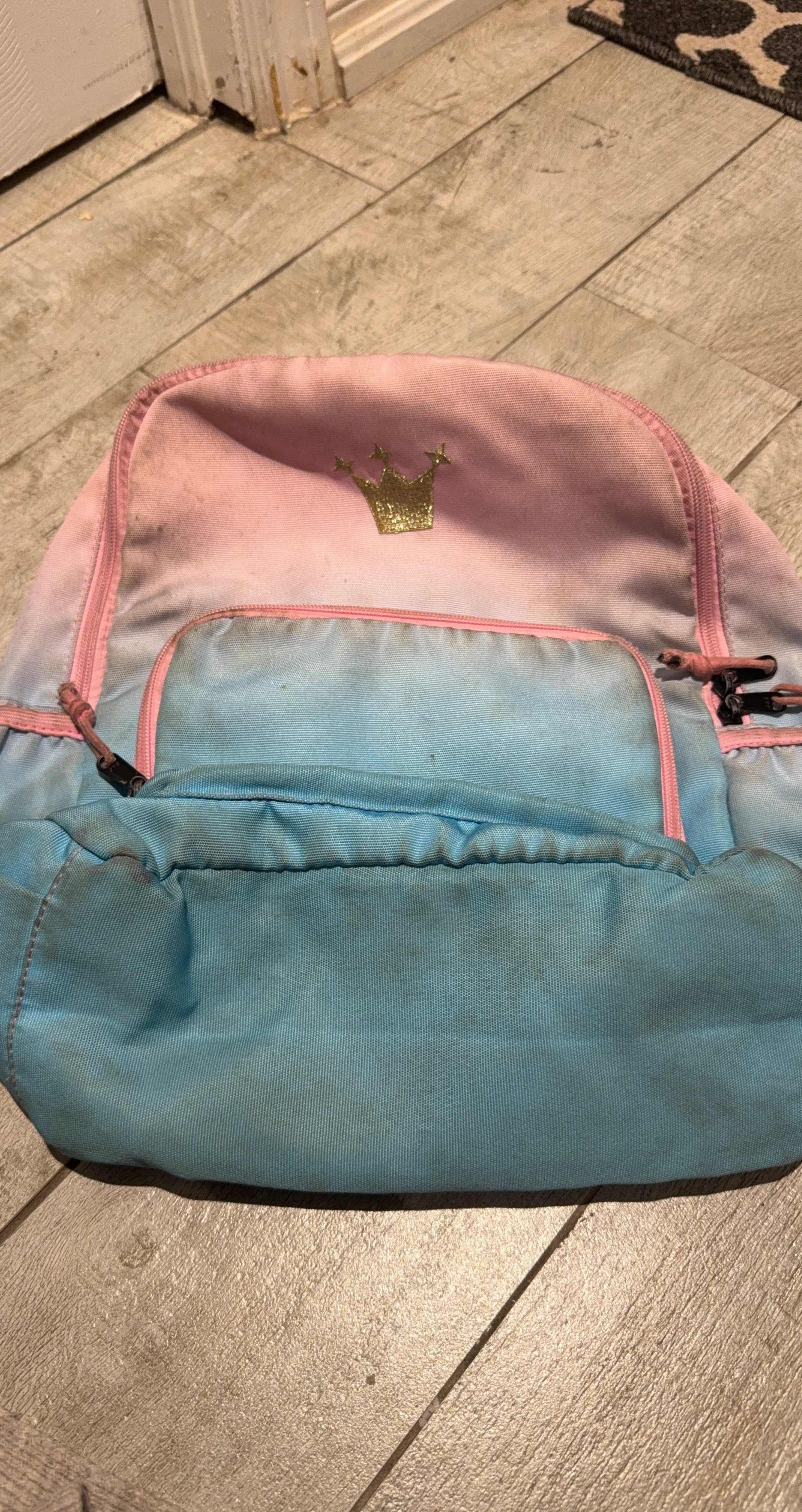 Kids Backpack with Crown Detail