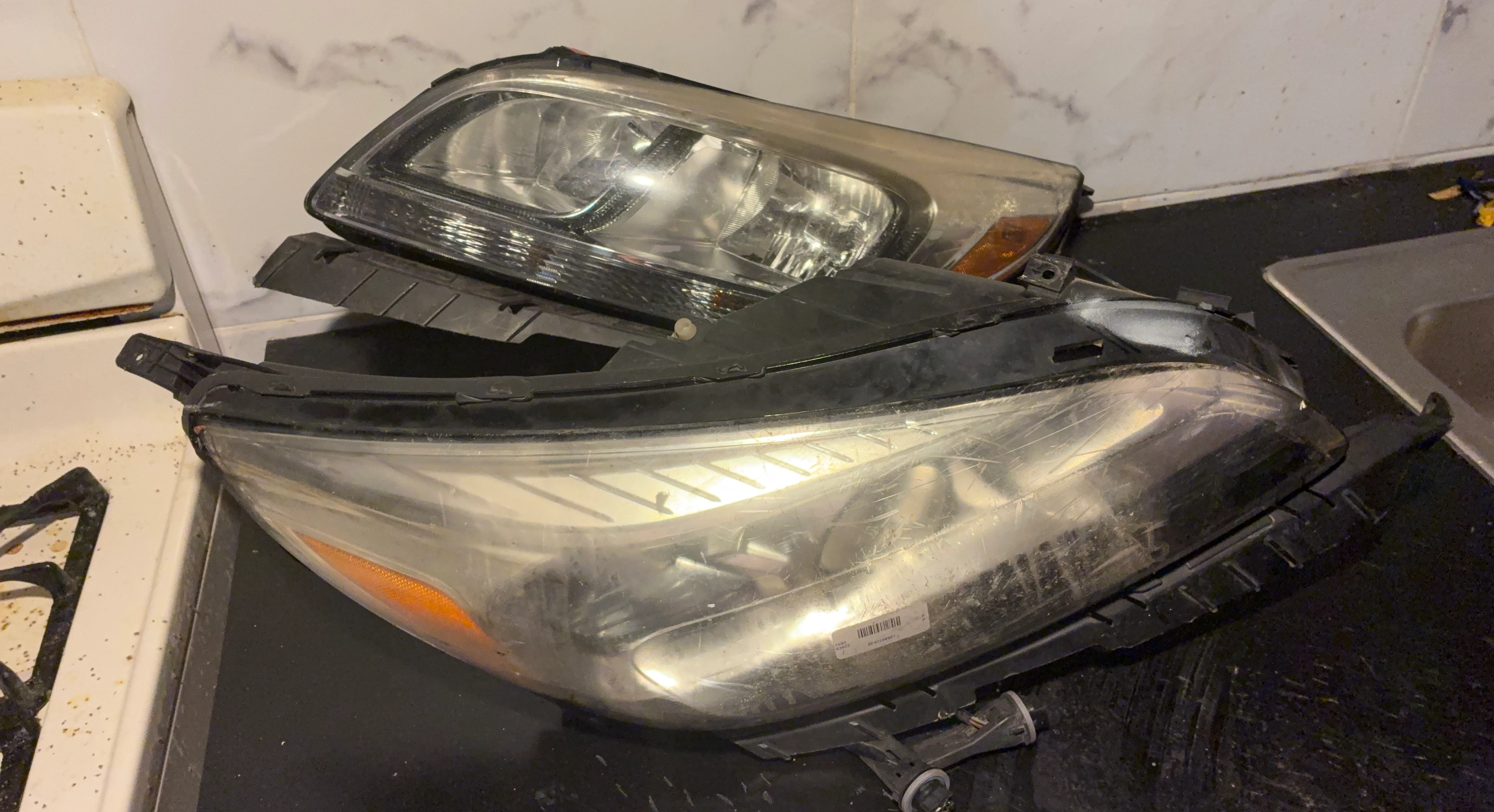 Pair of Car Headlights