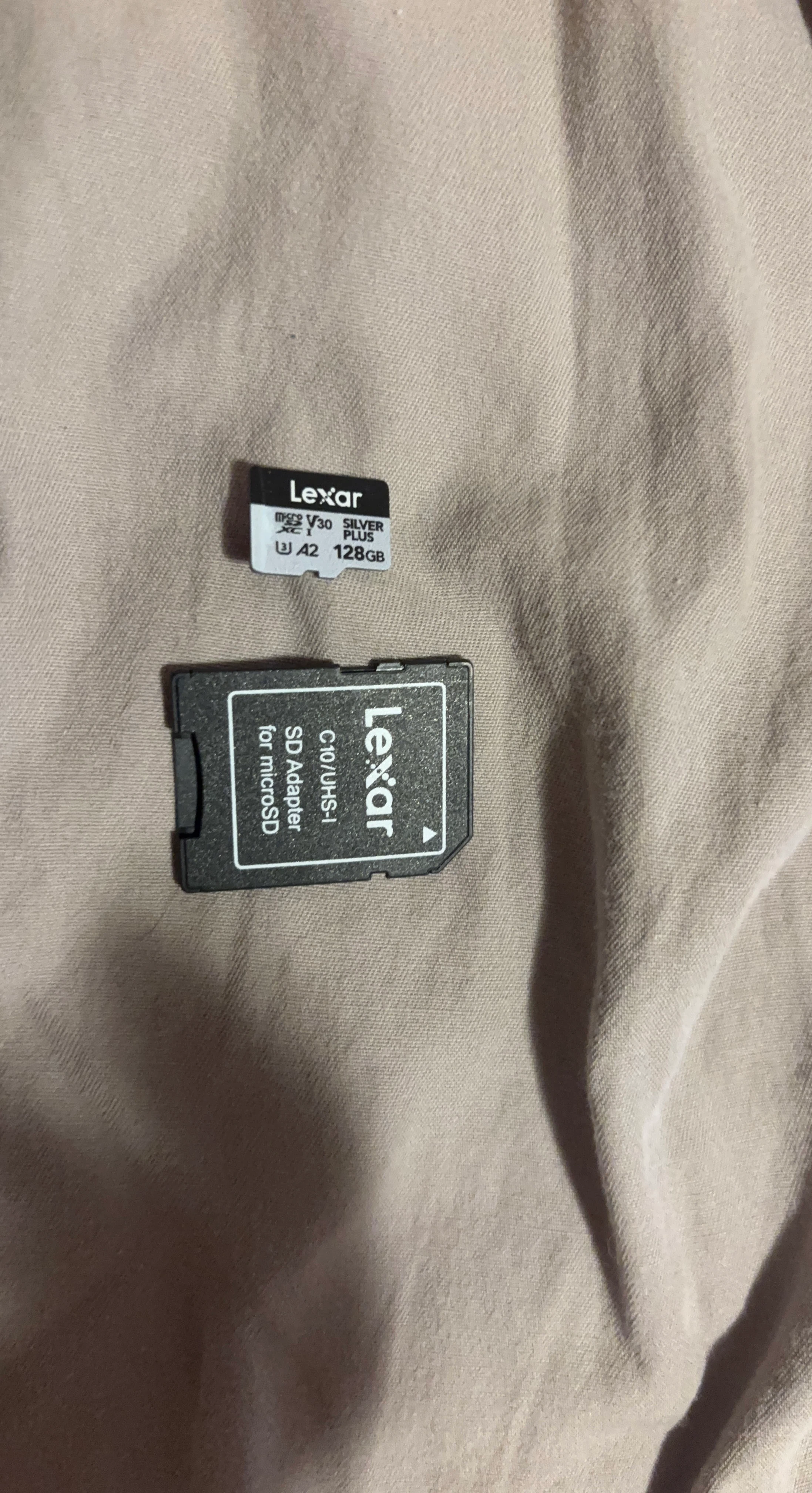 Lexar 128GB microSDXC Card with SD Adapter