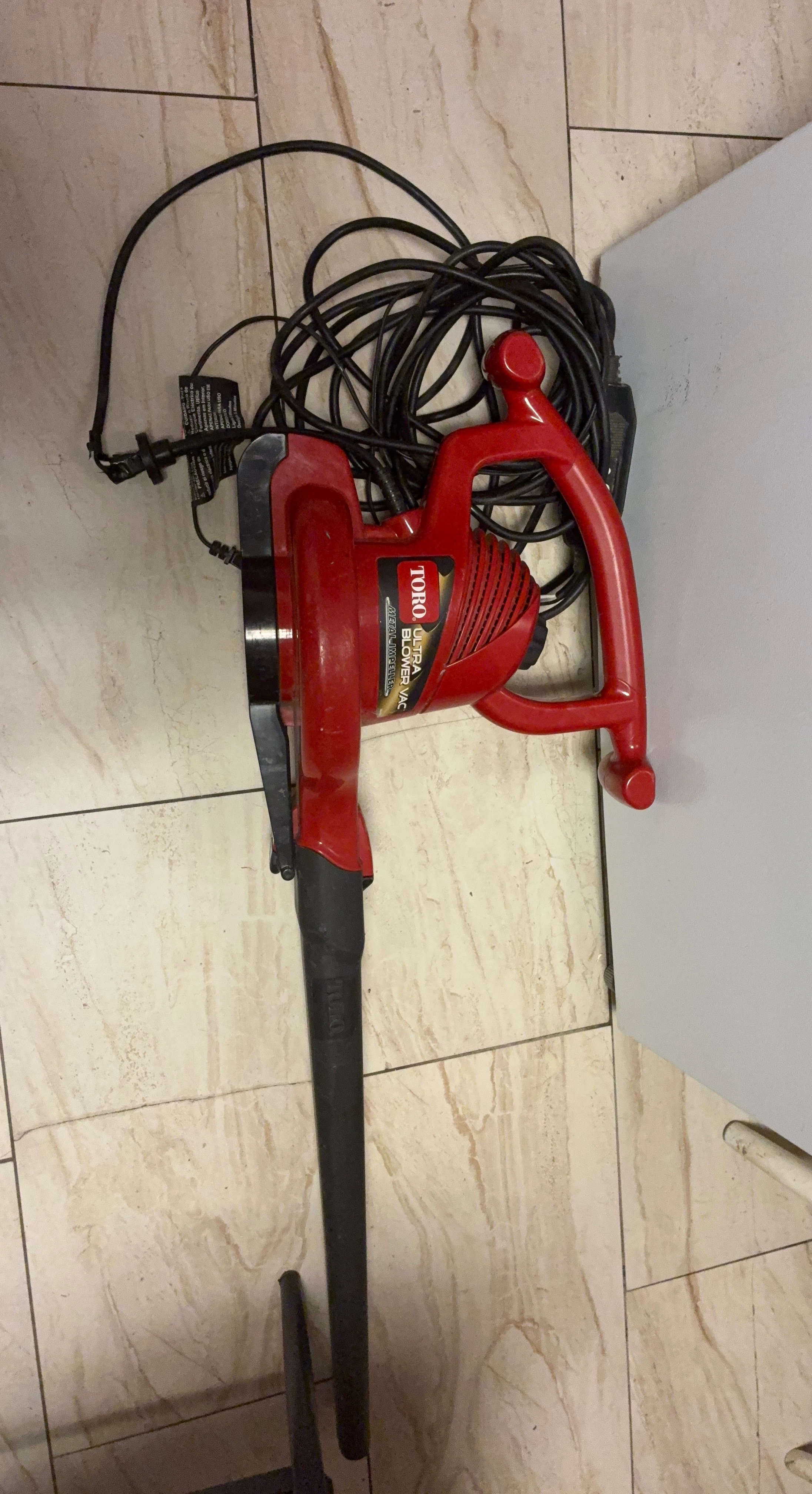 Toro Ultra Blower Vac Electric Leaf Blower