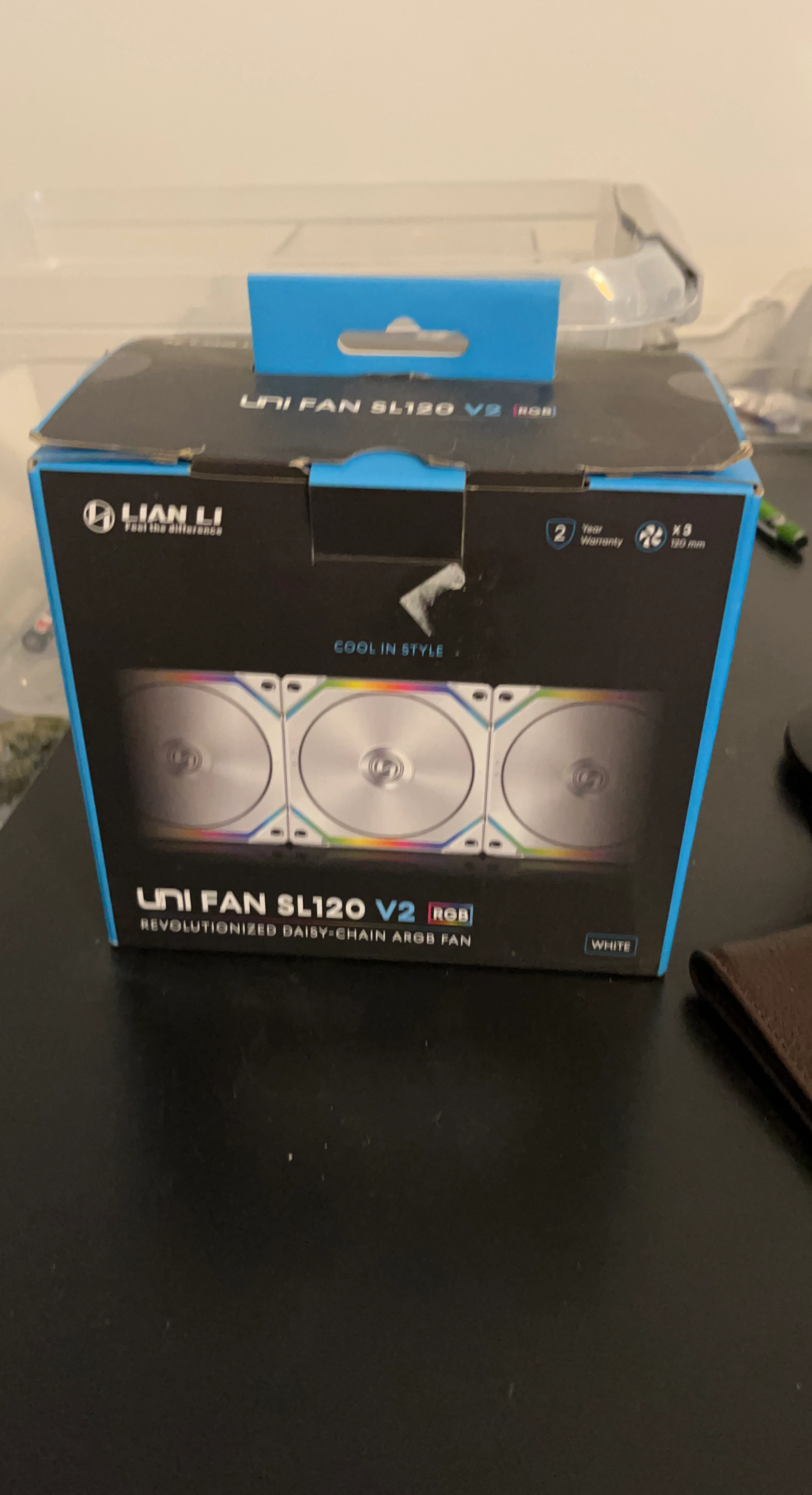 Lian Li Uni Fan SL120 V2 RGB 3-Pack White