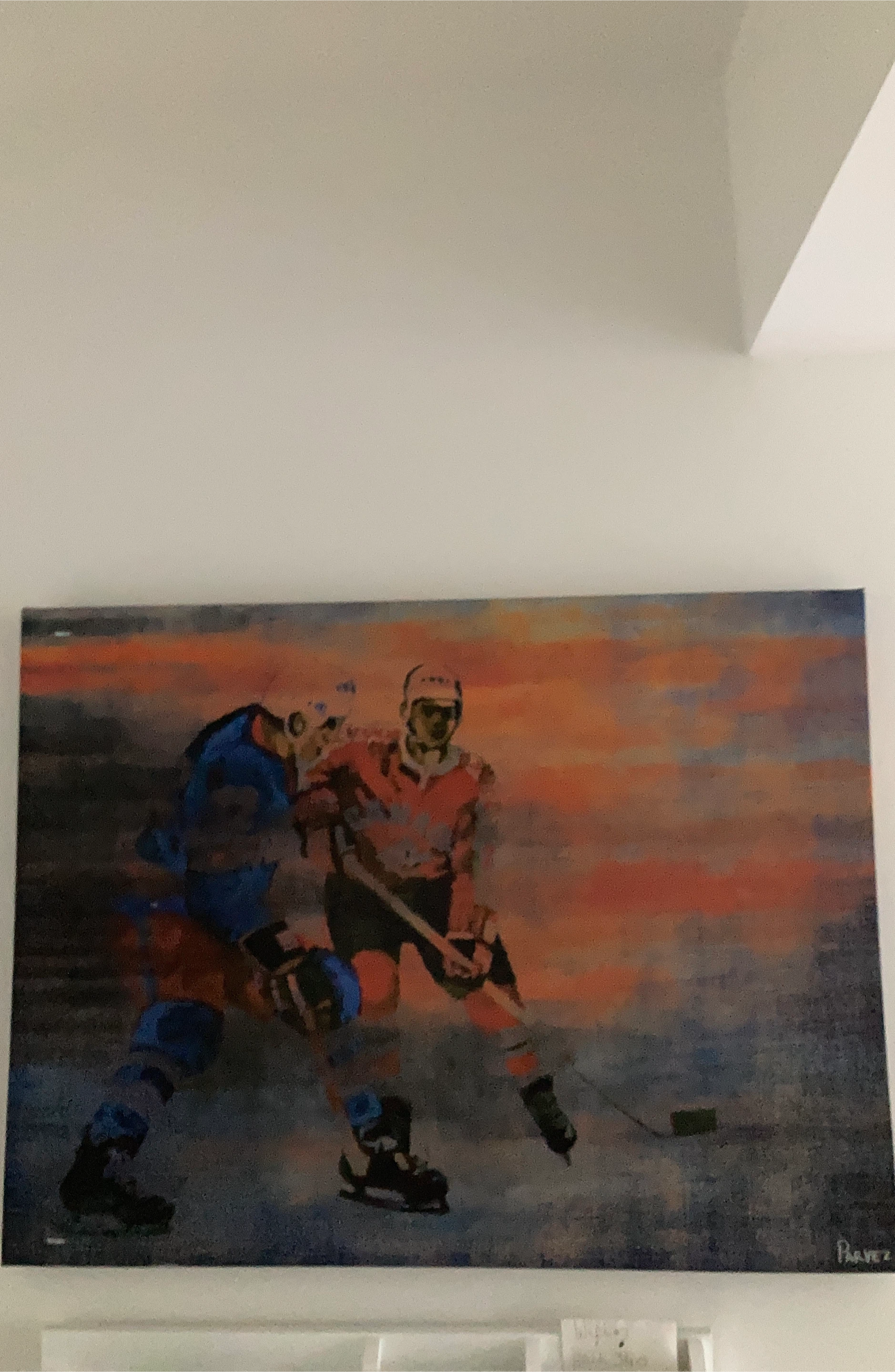 Parvez Hockey Canvas Wall Art