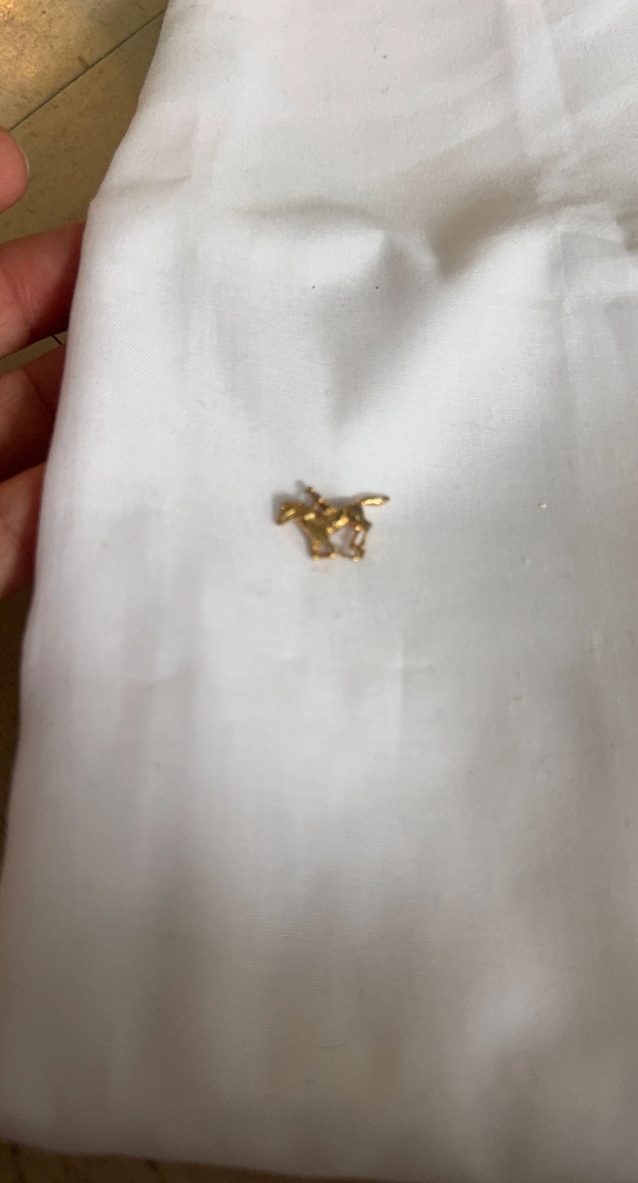 Polo Ralph Lauren Gold Horse Pin