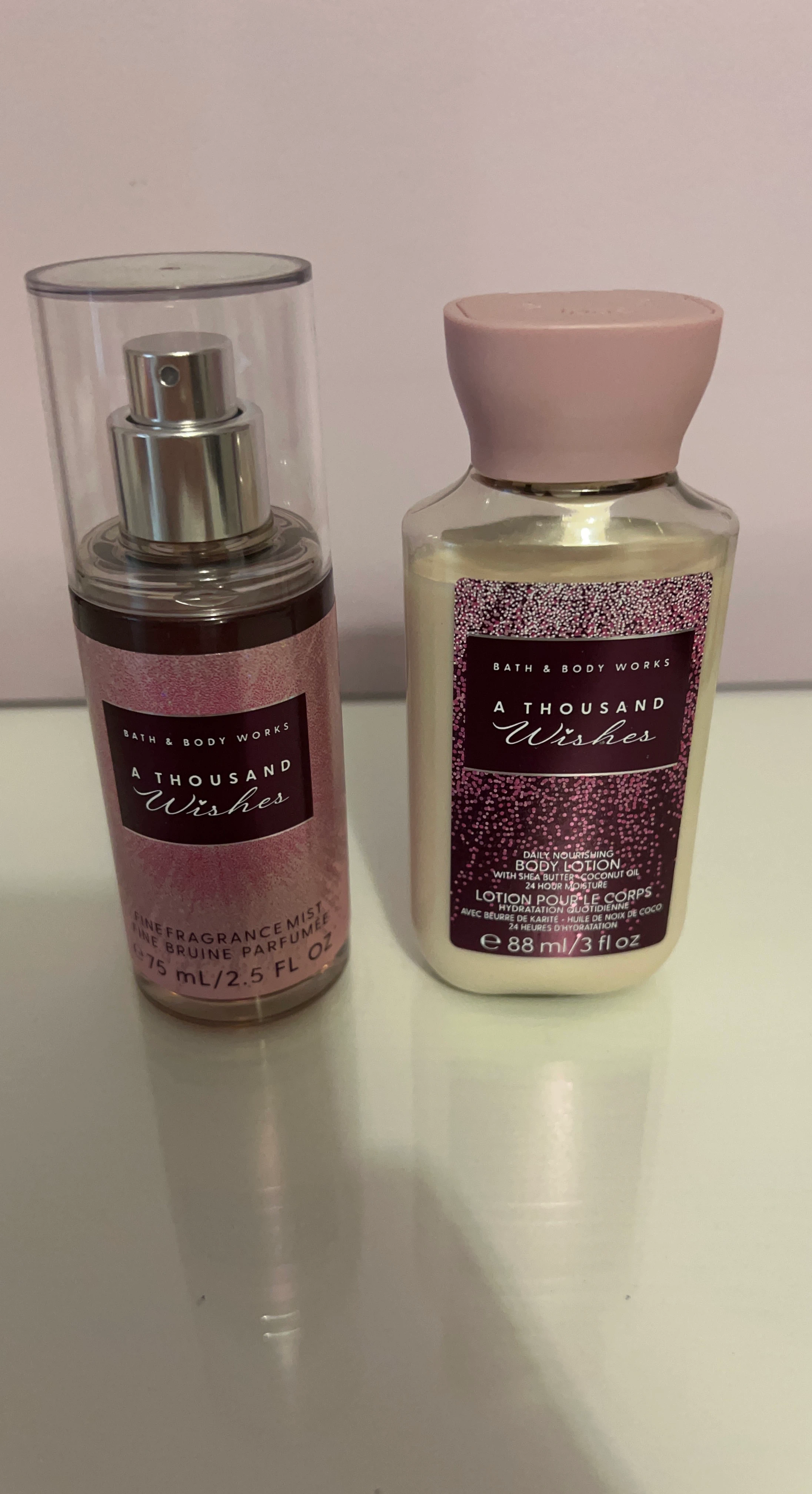 Bath & Body Works A Thousand Wishes Mist & Body Lotion Set
