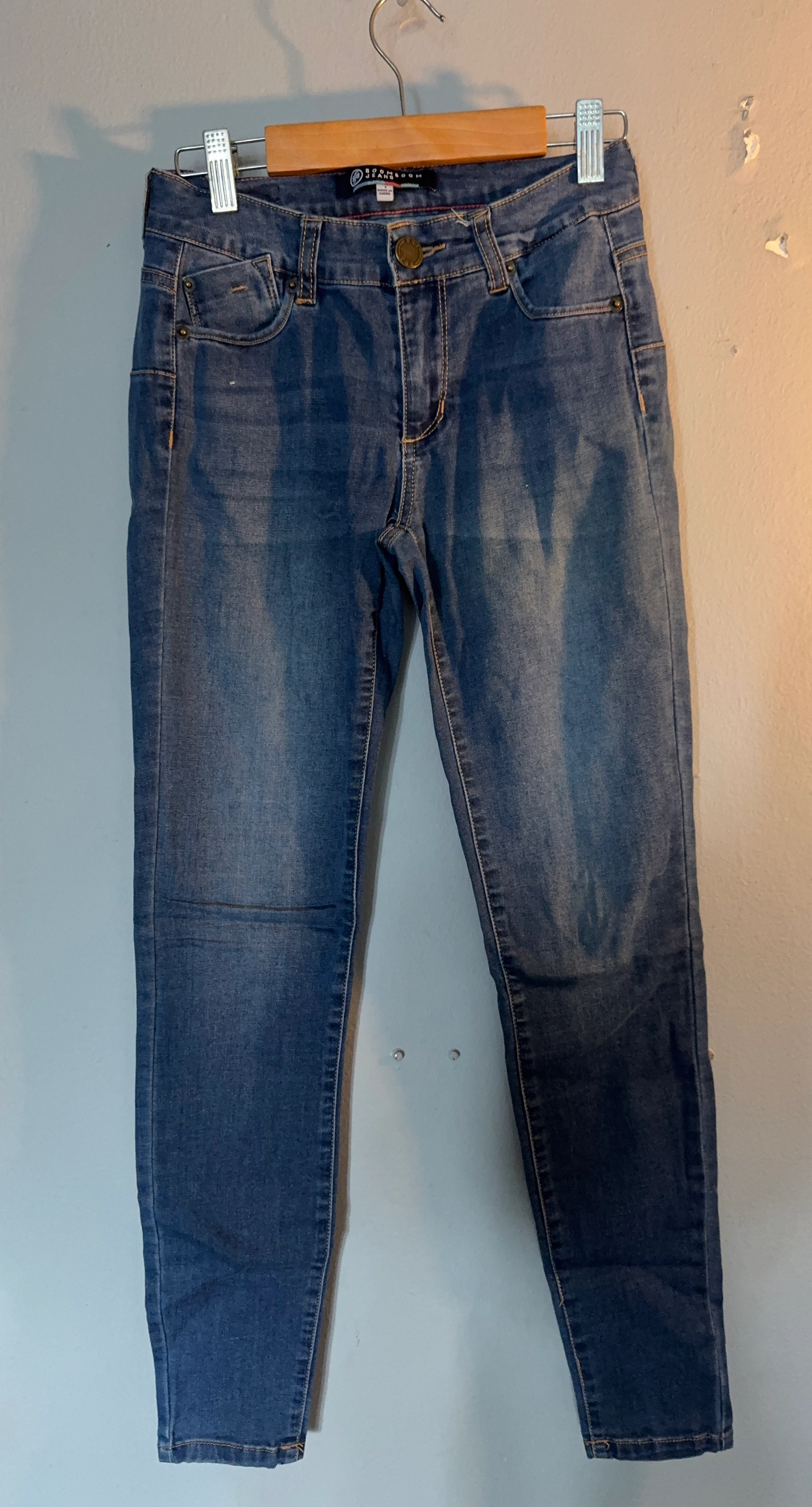 Boom Boom Jeans Skinny Blue Denim Size 1