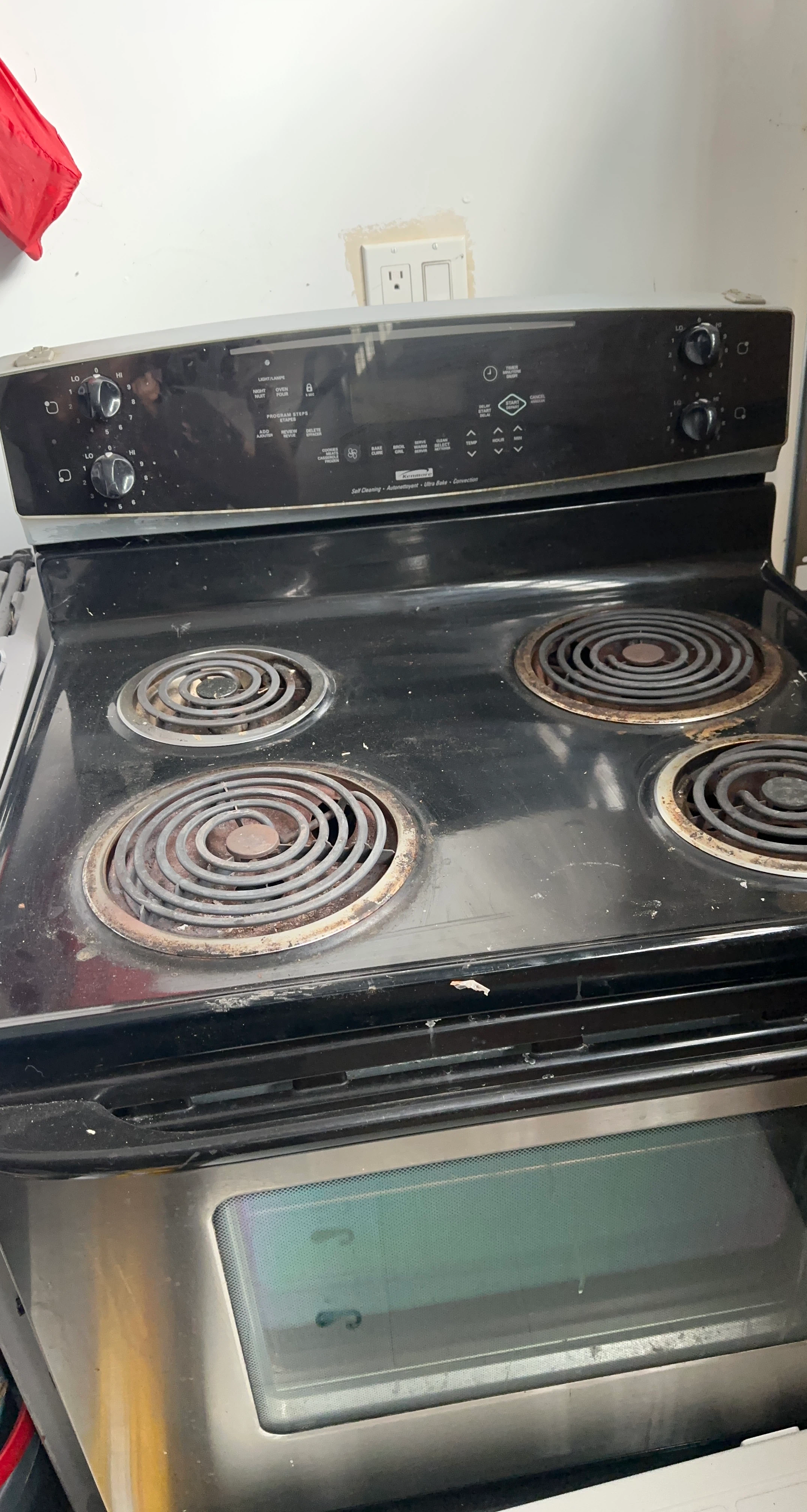 Kenmore Electric Stove with Self-Cleaning
