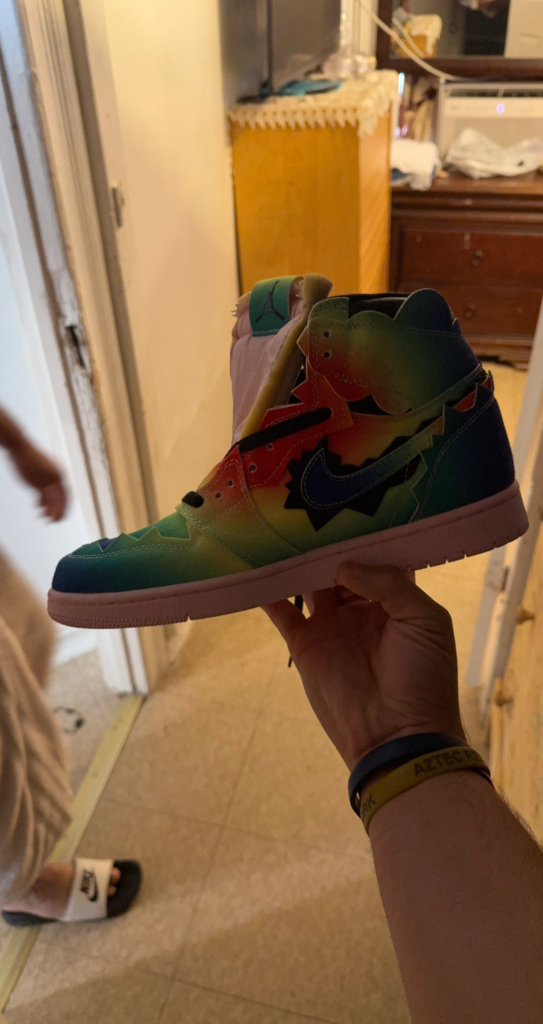 Air Jordan 1 High "Volt Glo" Sneakers