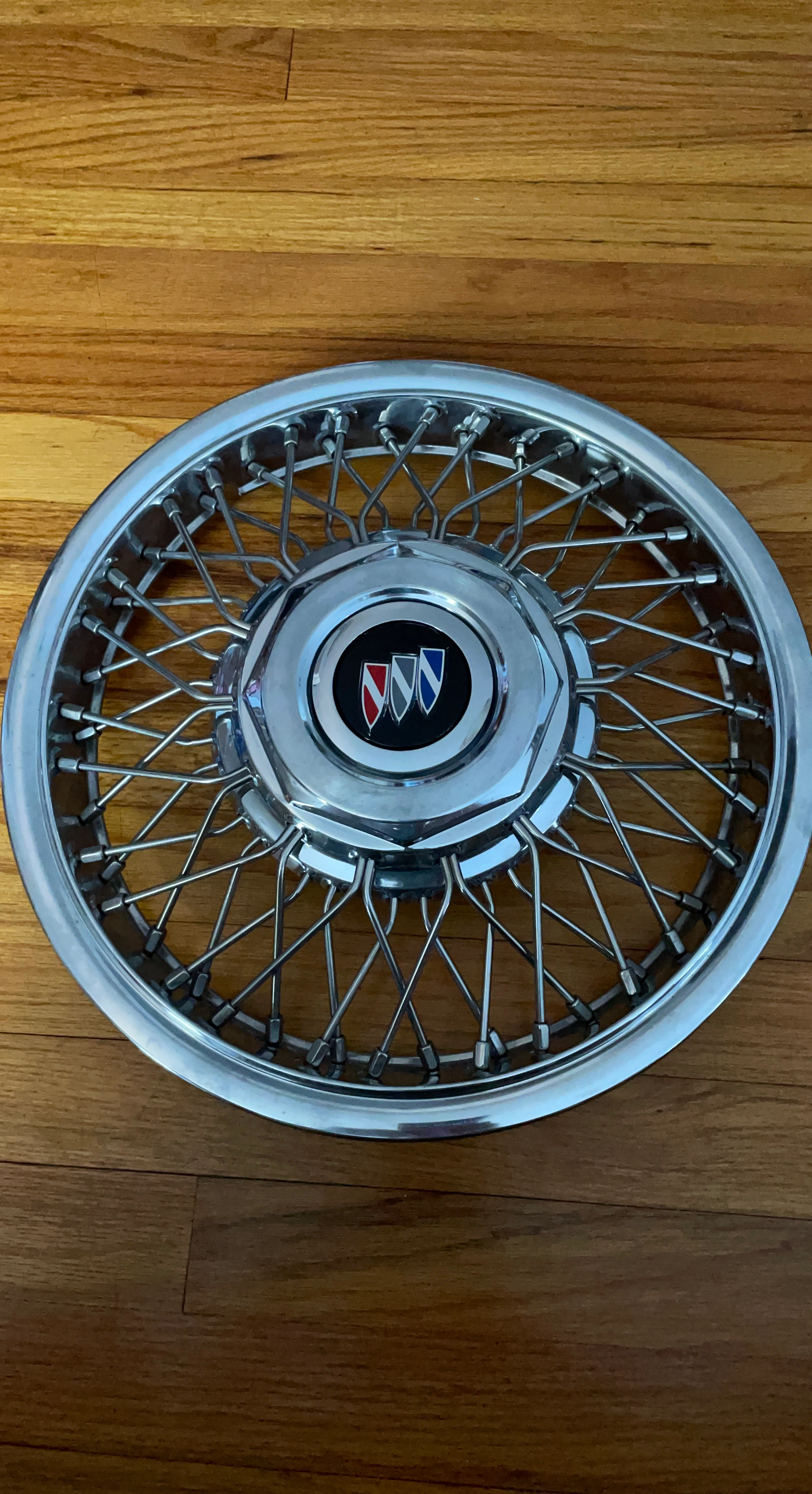 Set of 4 Buick Wire Wheel Hubcaps