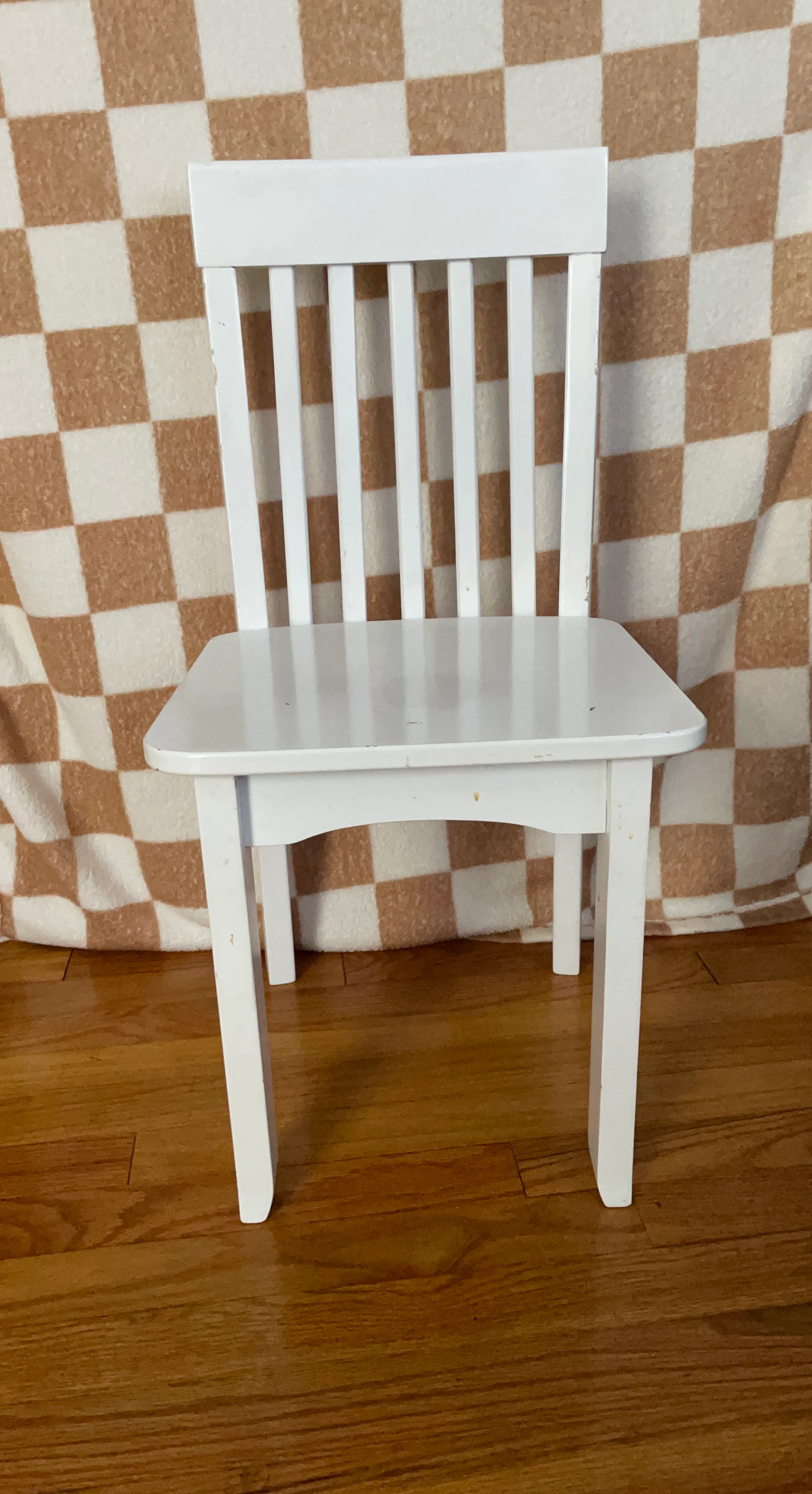 White Wooden Children's Chair
