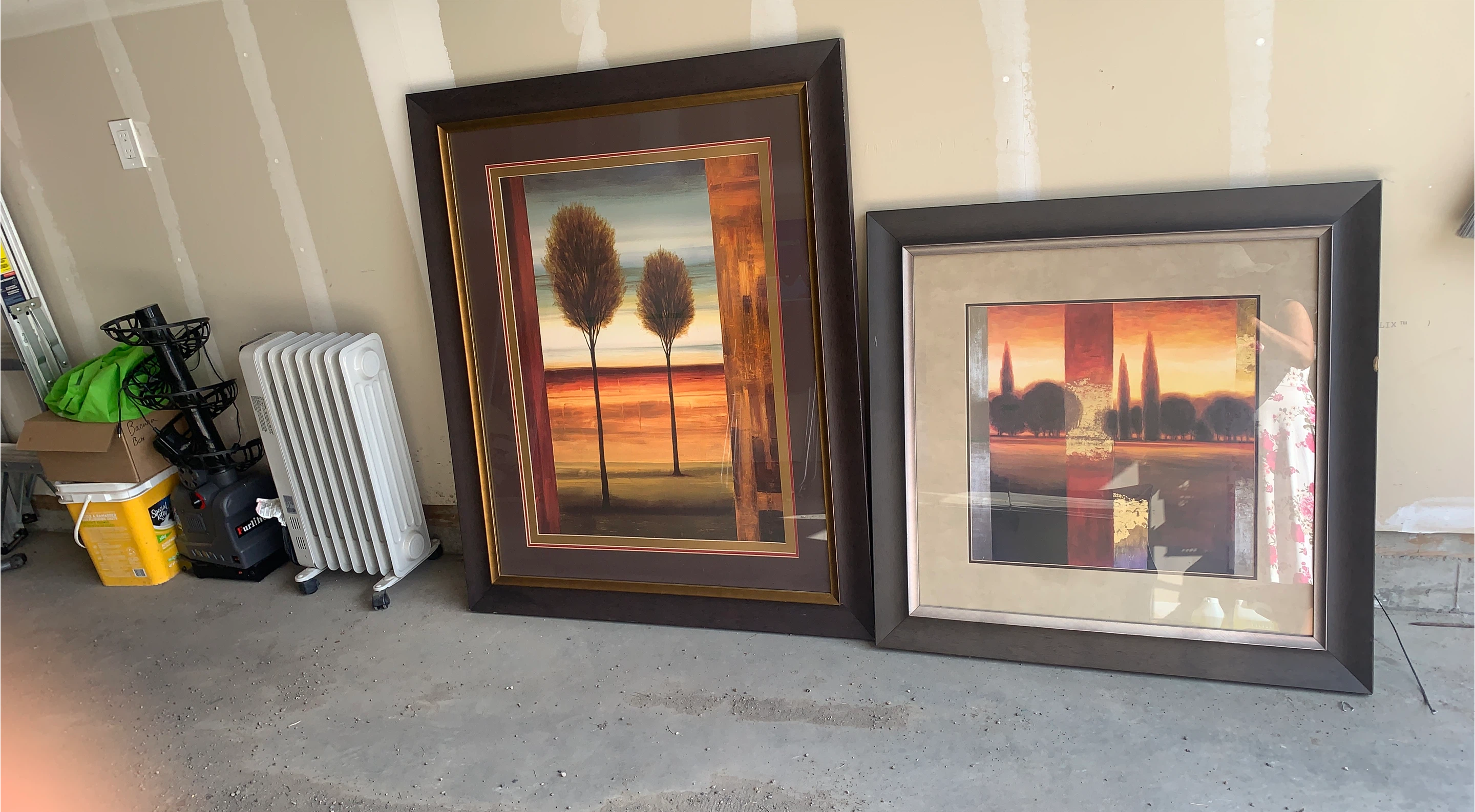 Set of 2 Framed Landscape Wall Art