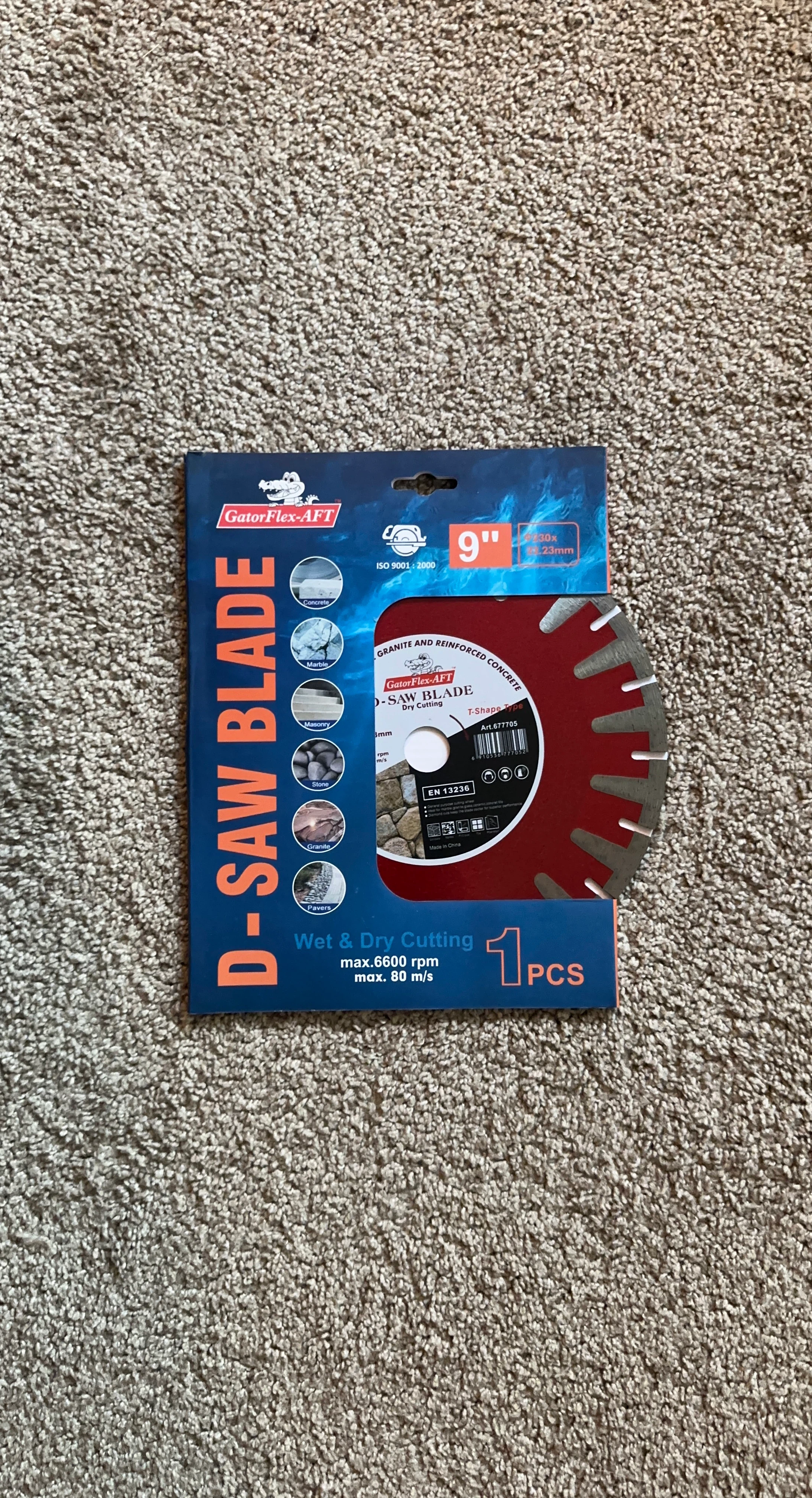 GatorFlex-AFF D-Saw Blade 9" for Concrete