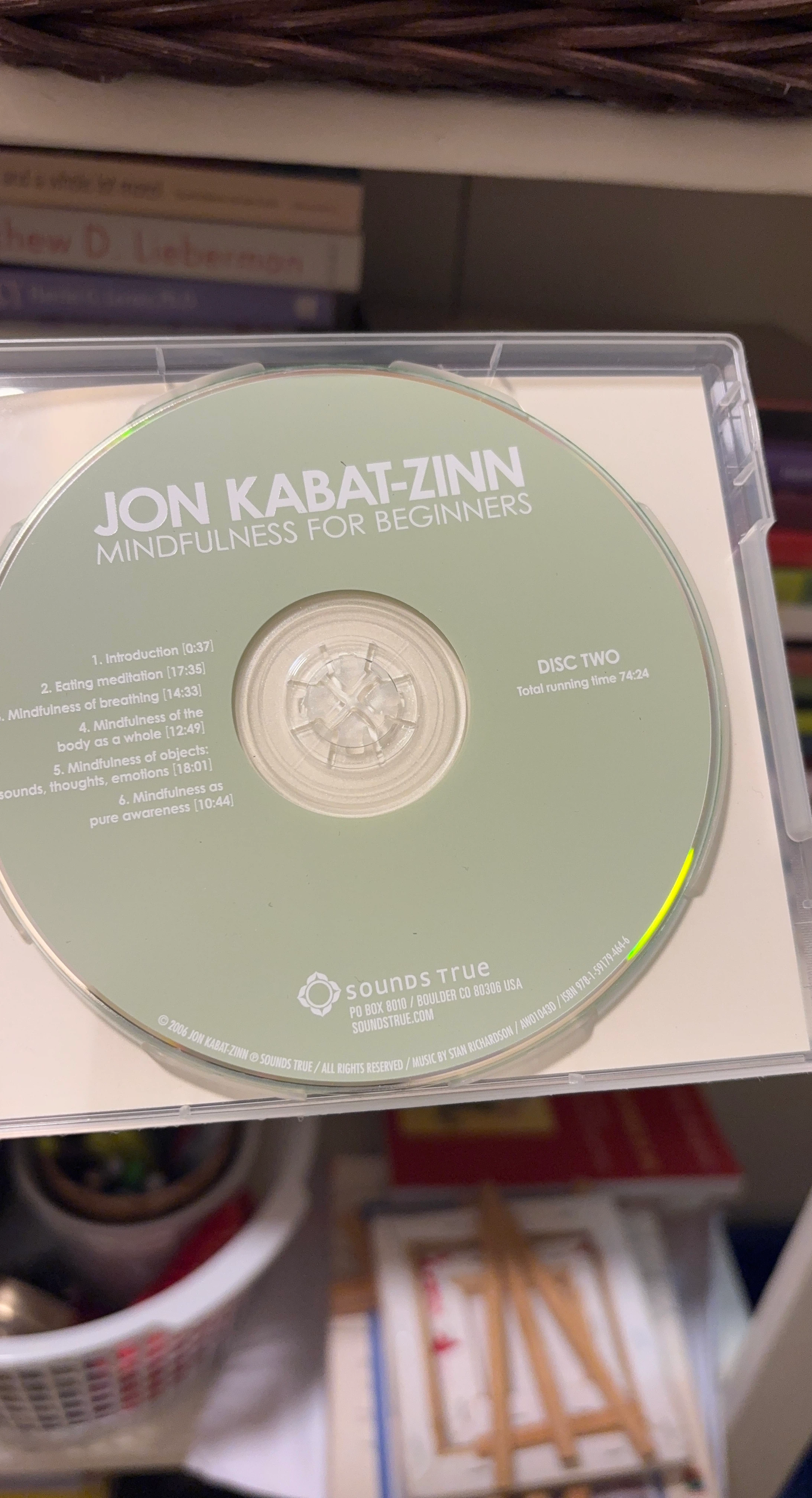 Jon Kabat-Zinn Mindfulness for Beginners CD Set