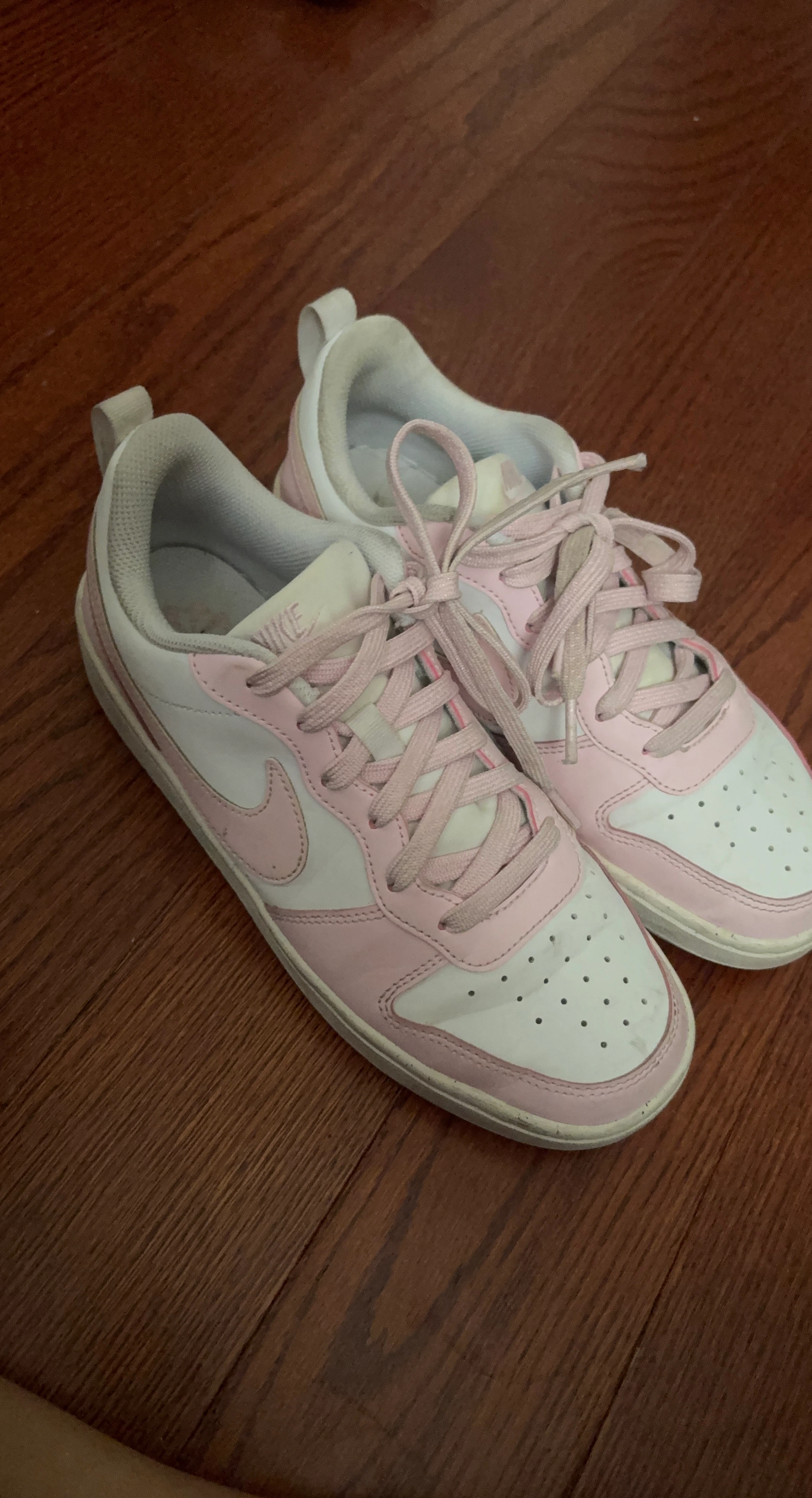 Nike Women's Pink & White Sneakers