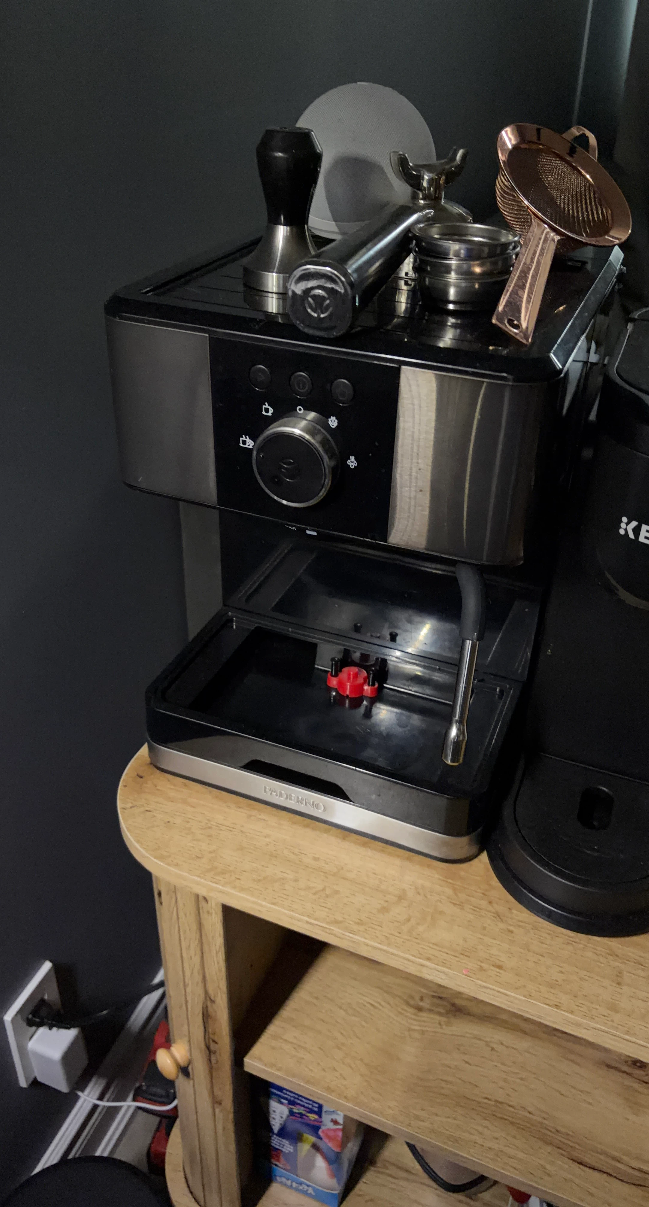 Paderno Espresso Machine with Accessories