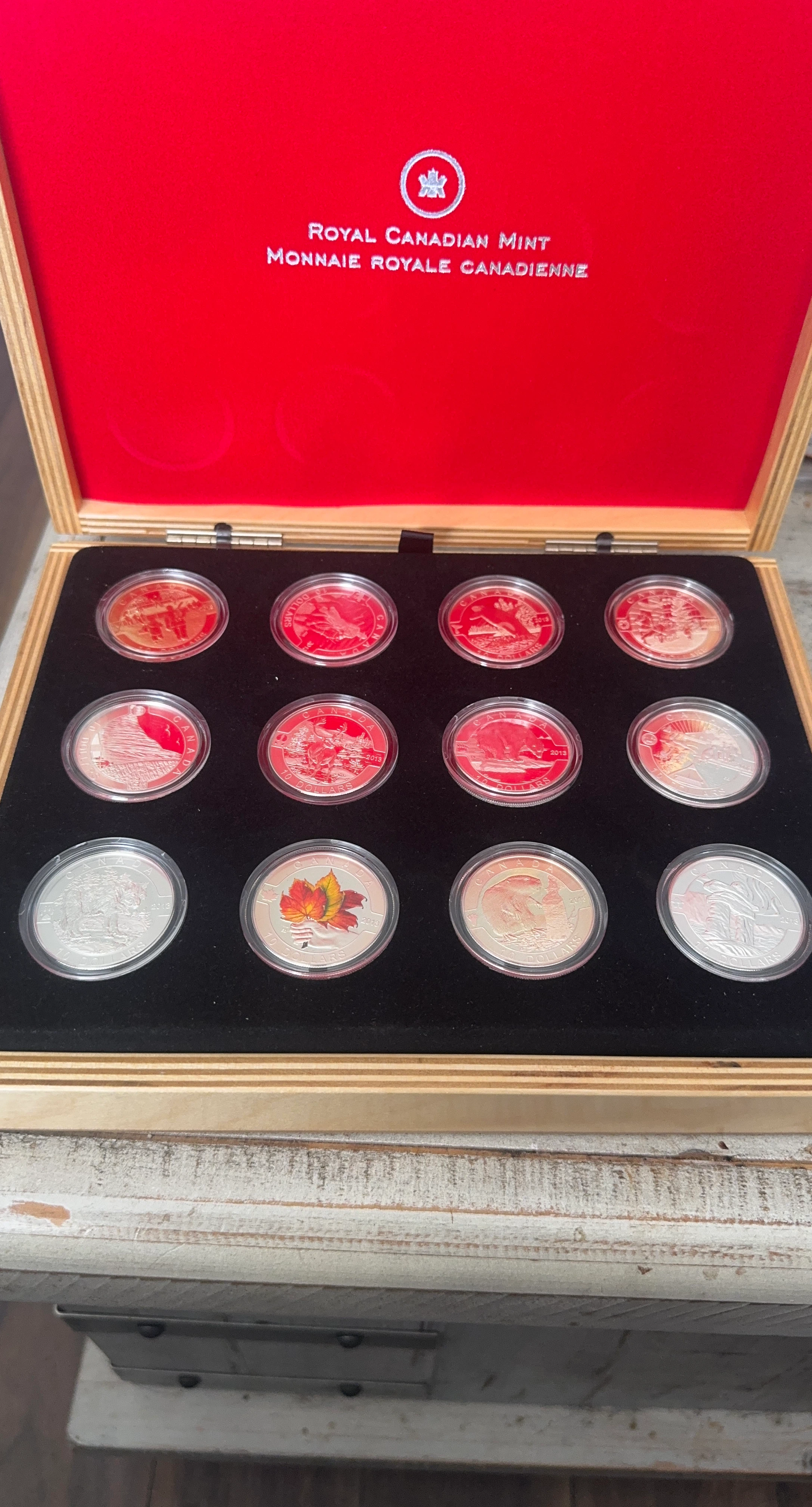 Royal Canadian Mint Coin Collection Box