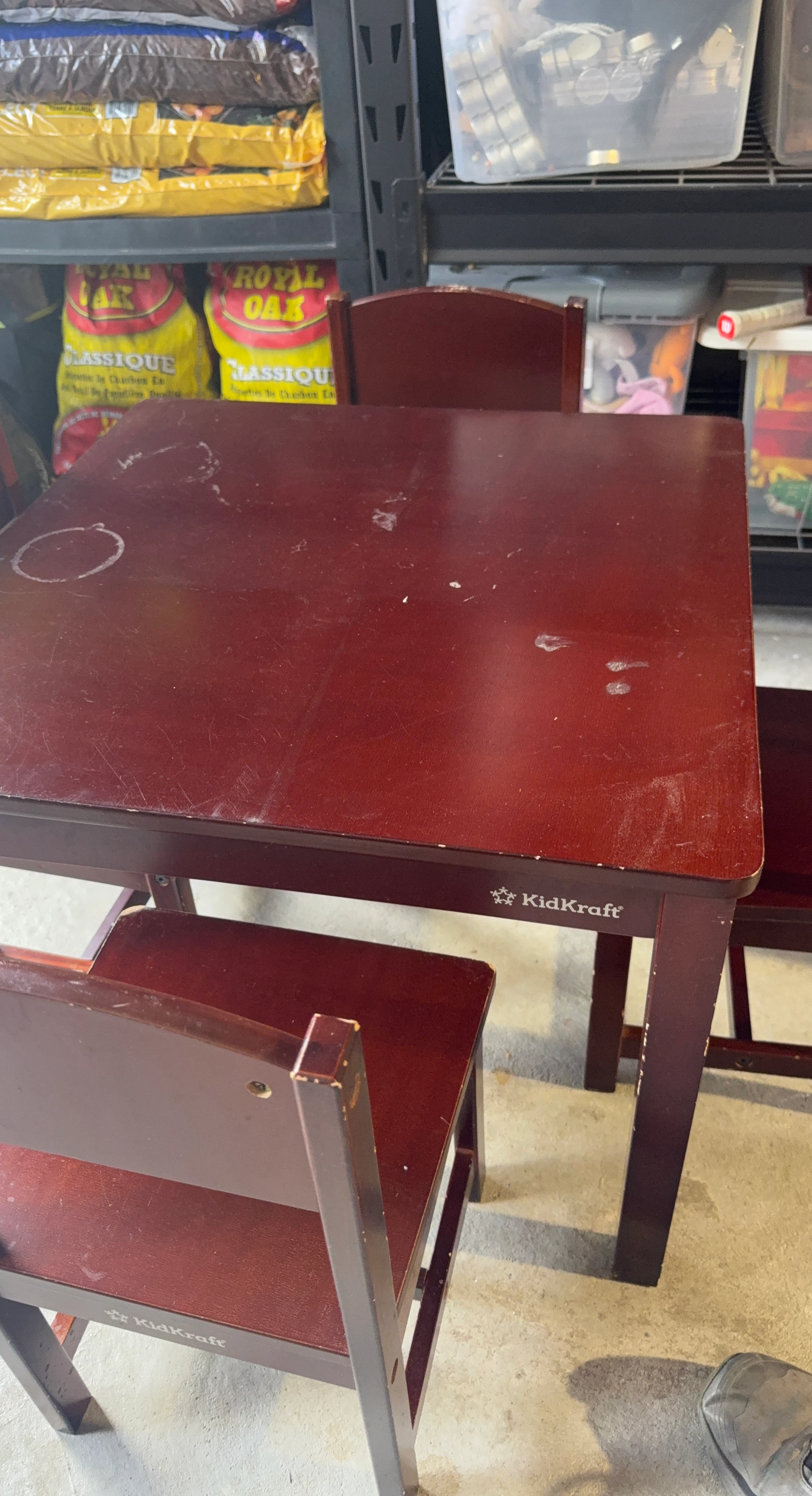 KidKraft children's wooden table and chair set