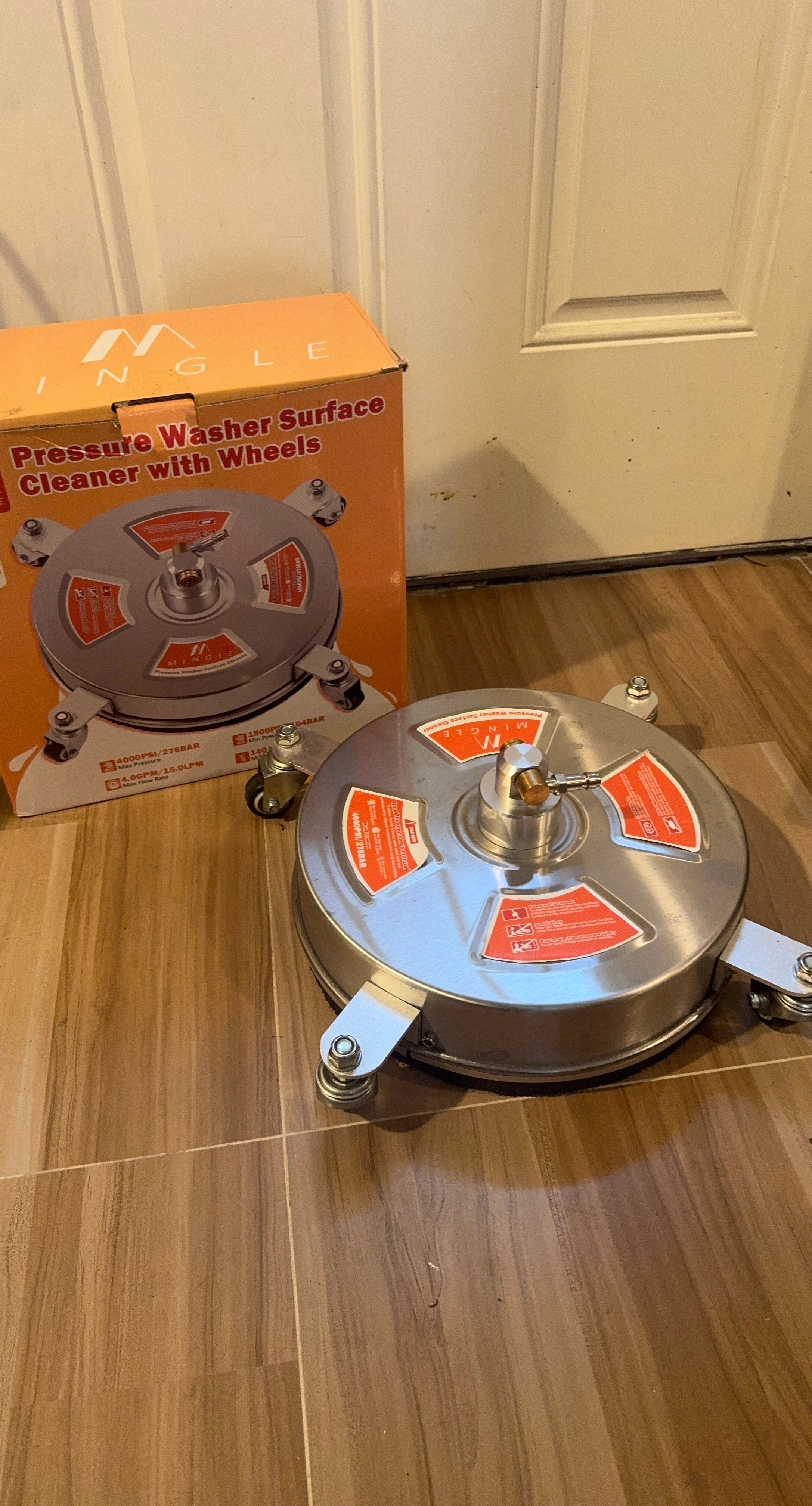 Mingle Pressure Washer Surface Cleaner with Wheels