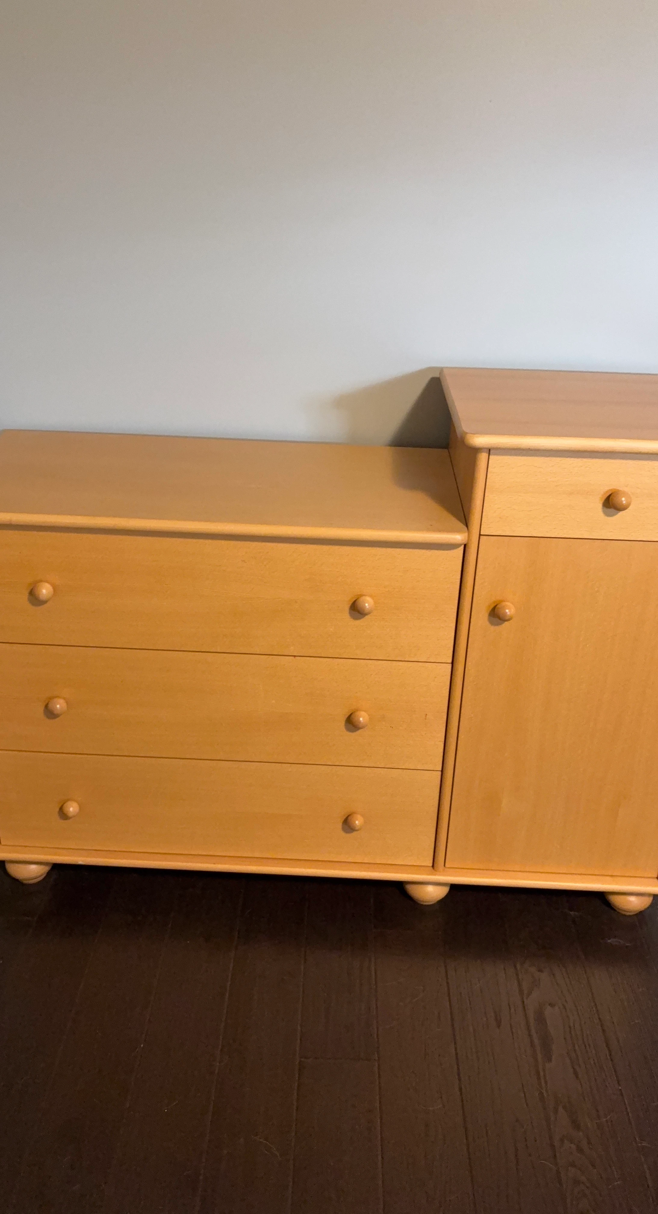 Pine dresser for kids room
