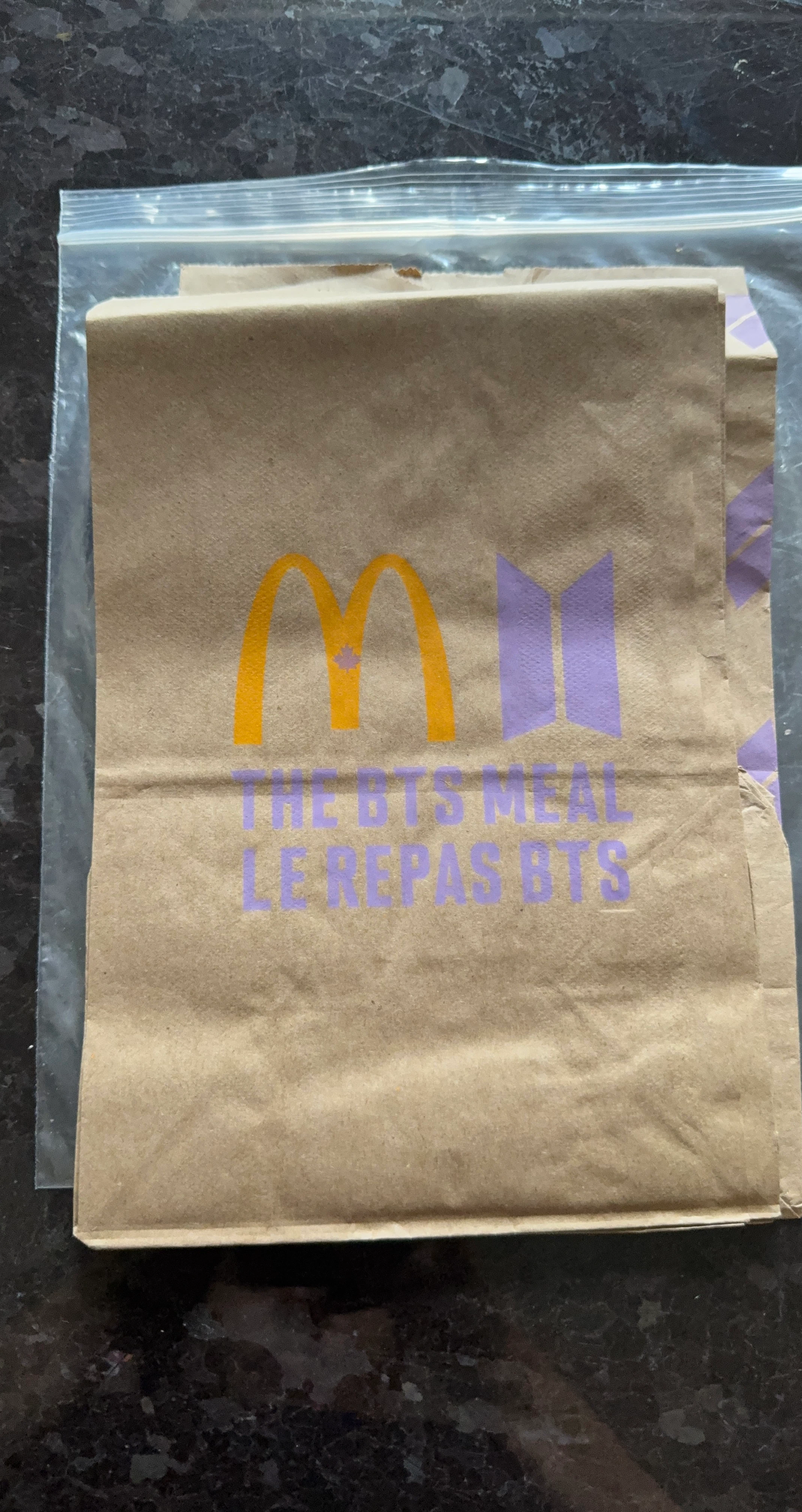 McDonalds BTS bag
