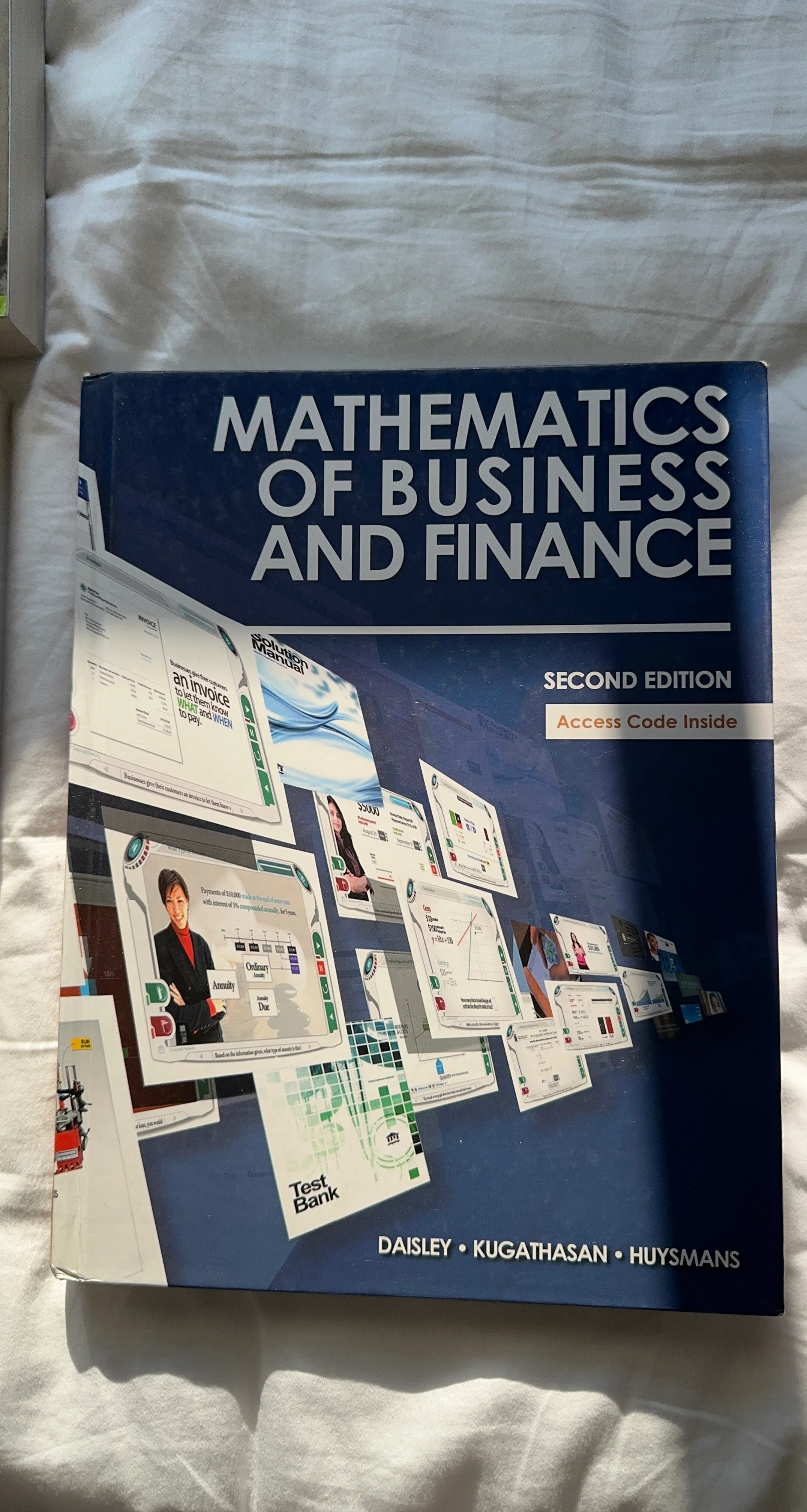 Mathematics of Business and Finance Second Edition Textbook