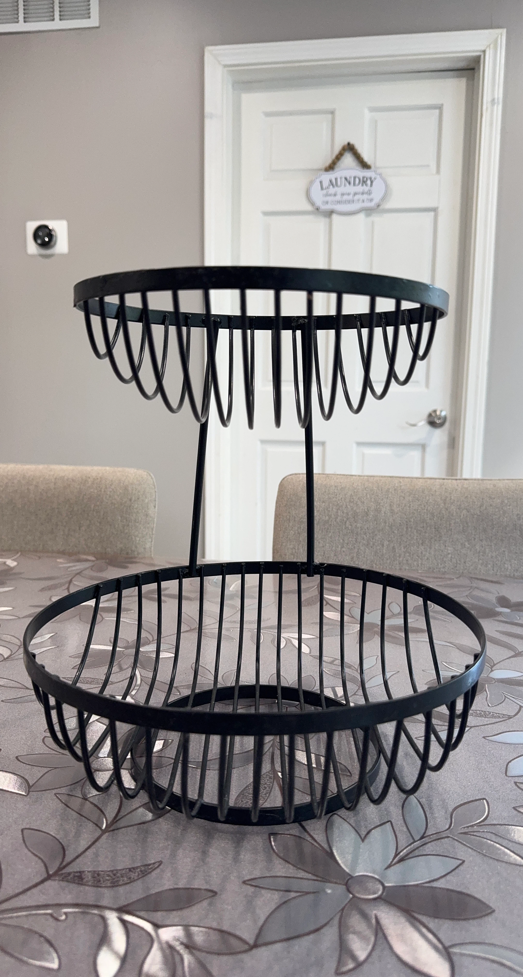 2-Tier Metal Wire Fruit Basket