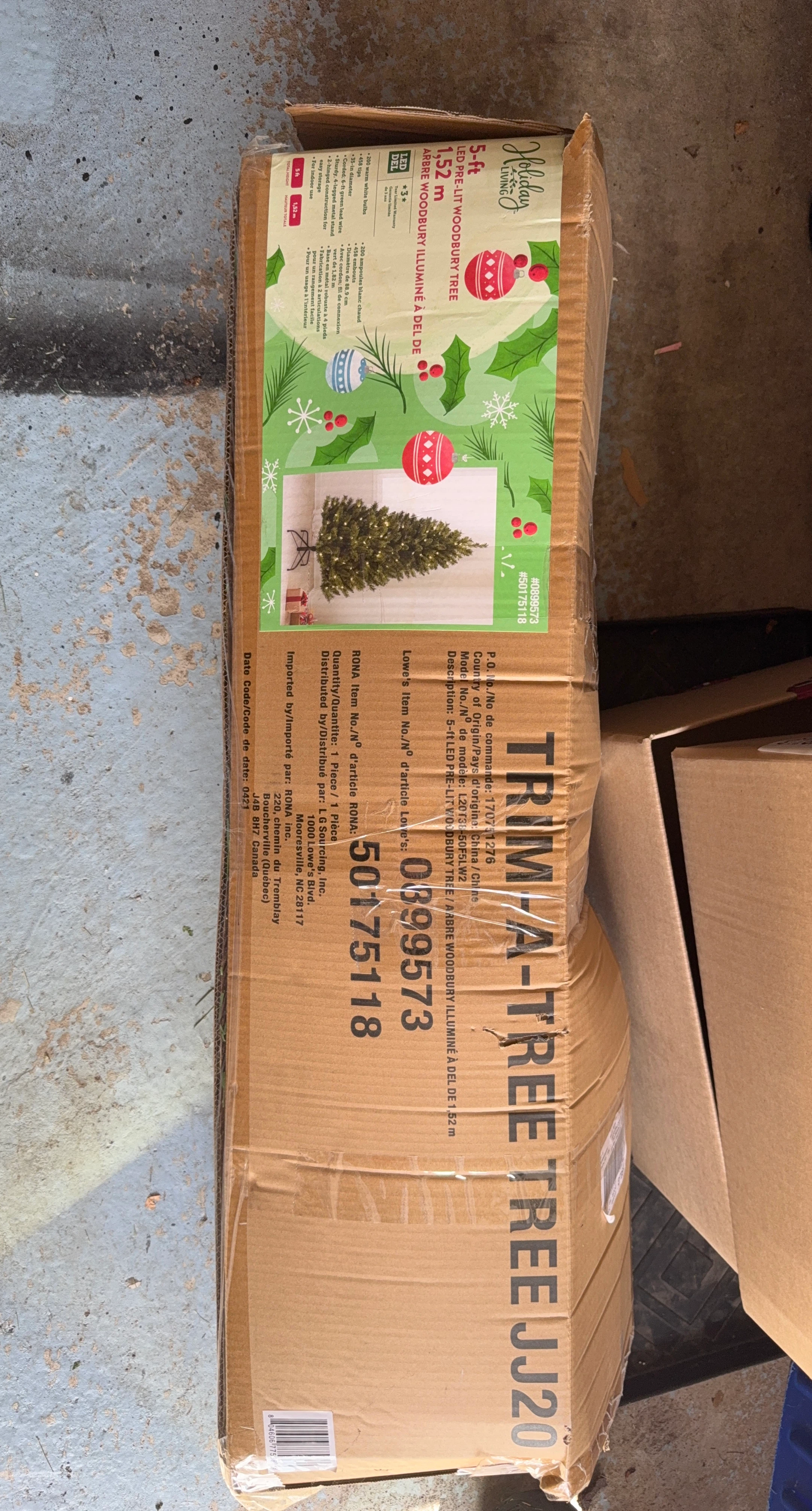 Holiday Living 5ft Pre-Lit Woodbury LED Christmas Tree