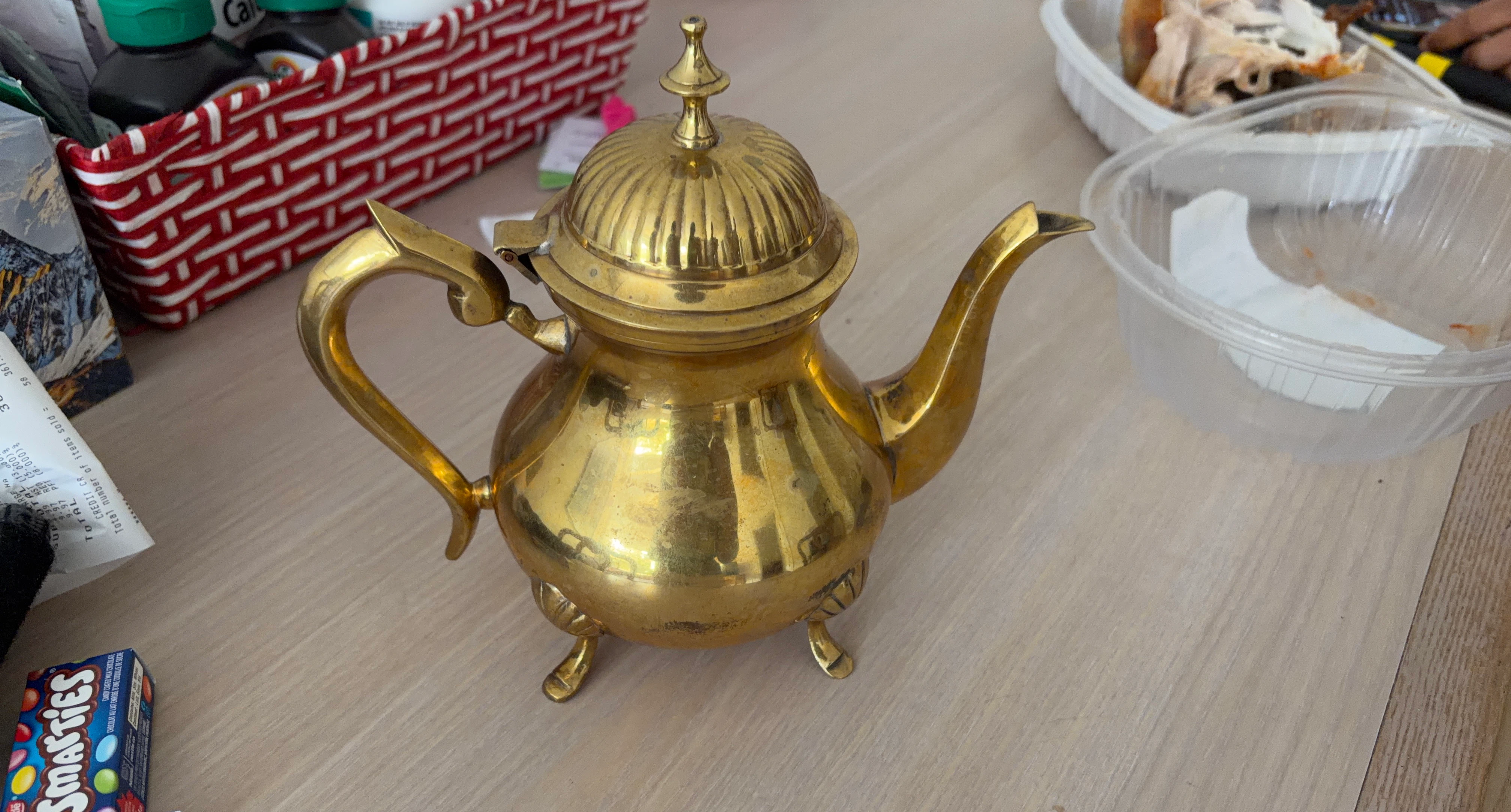 Vintage Brass Teapot
