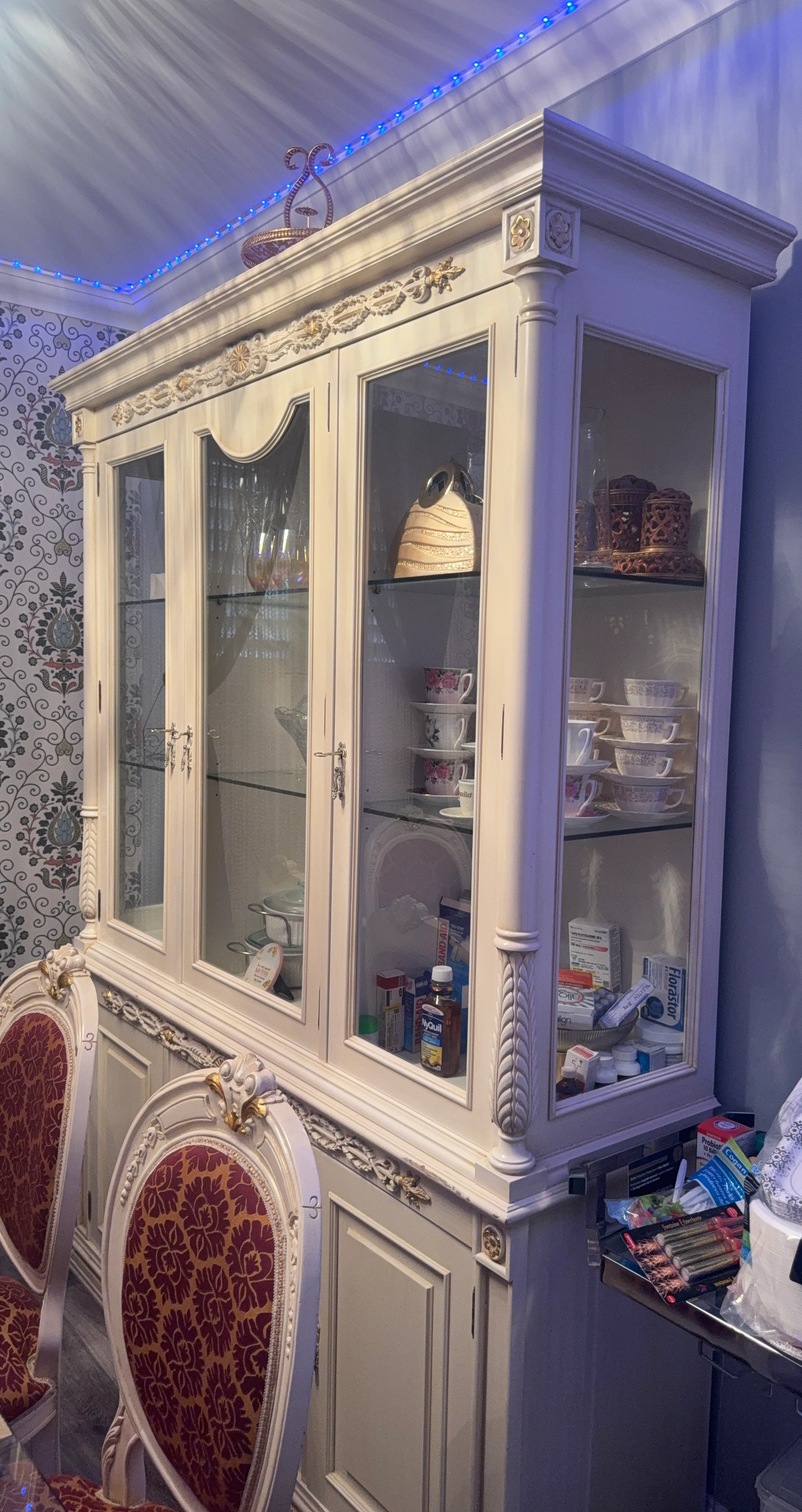 Display Cabinet with Glass Doors