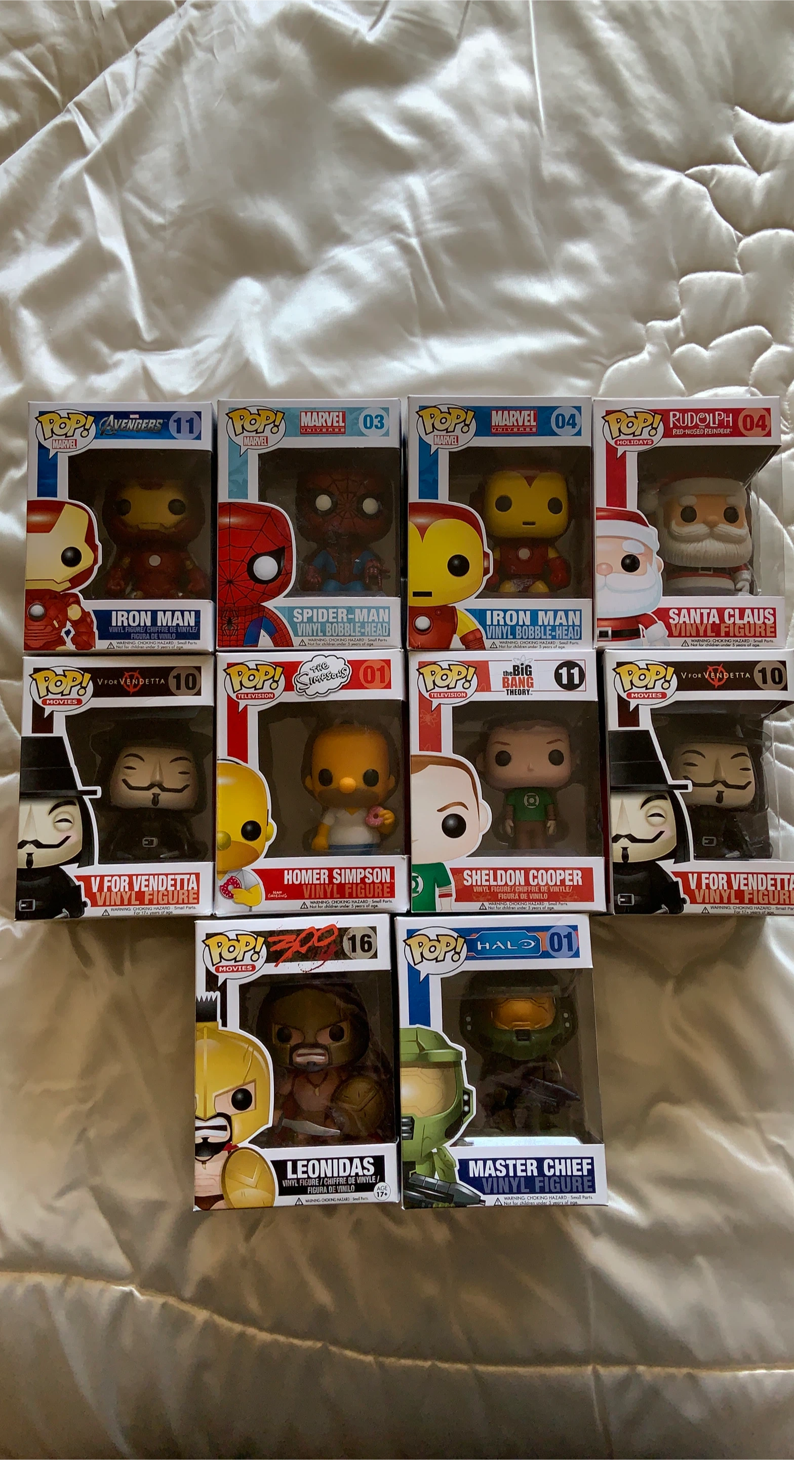 Funko Pops! 10-Vinyl Collectible Figures