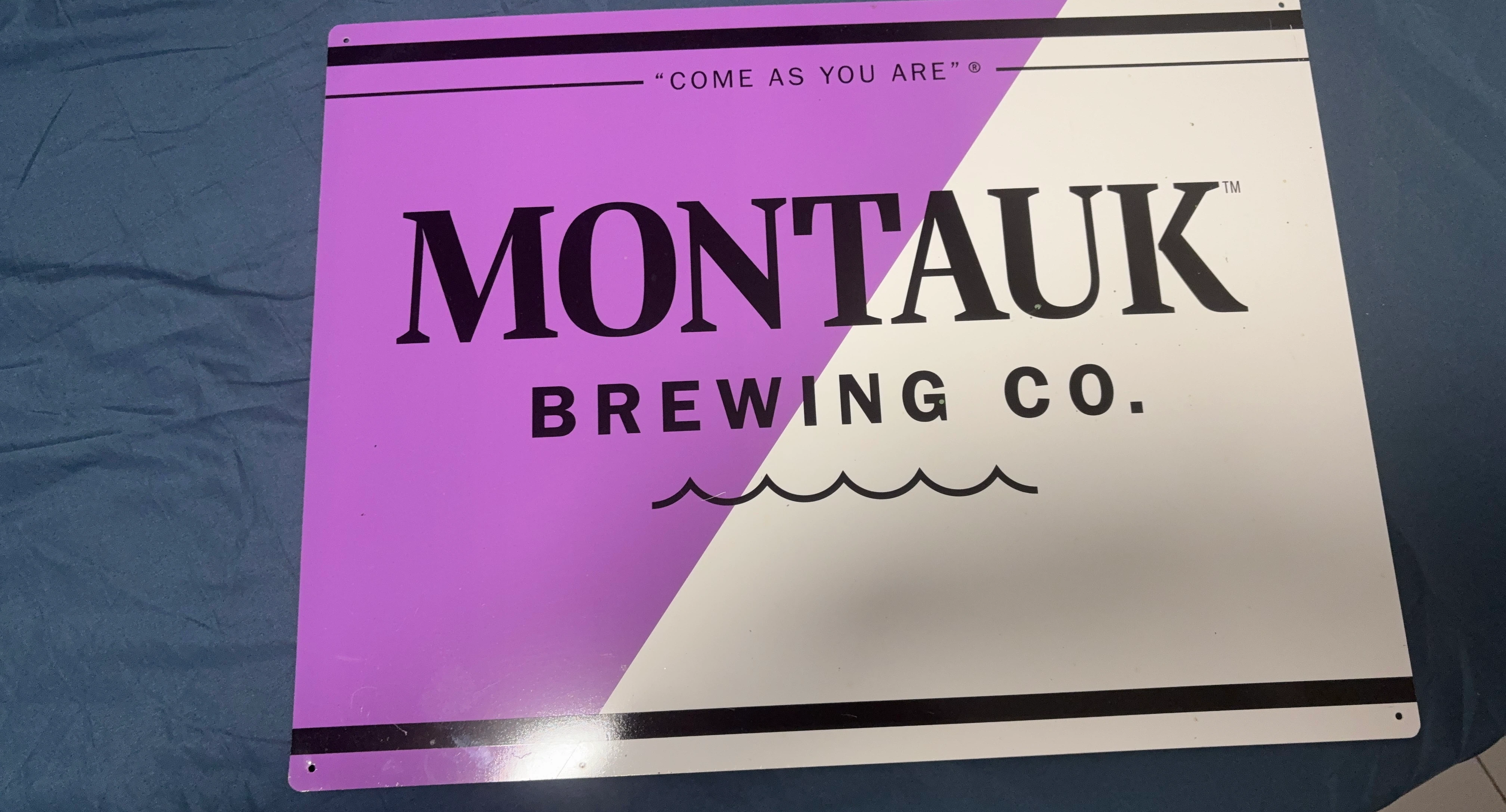Montauk Brewing Co. Metal Sign