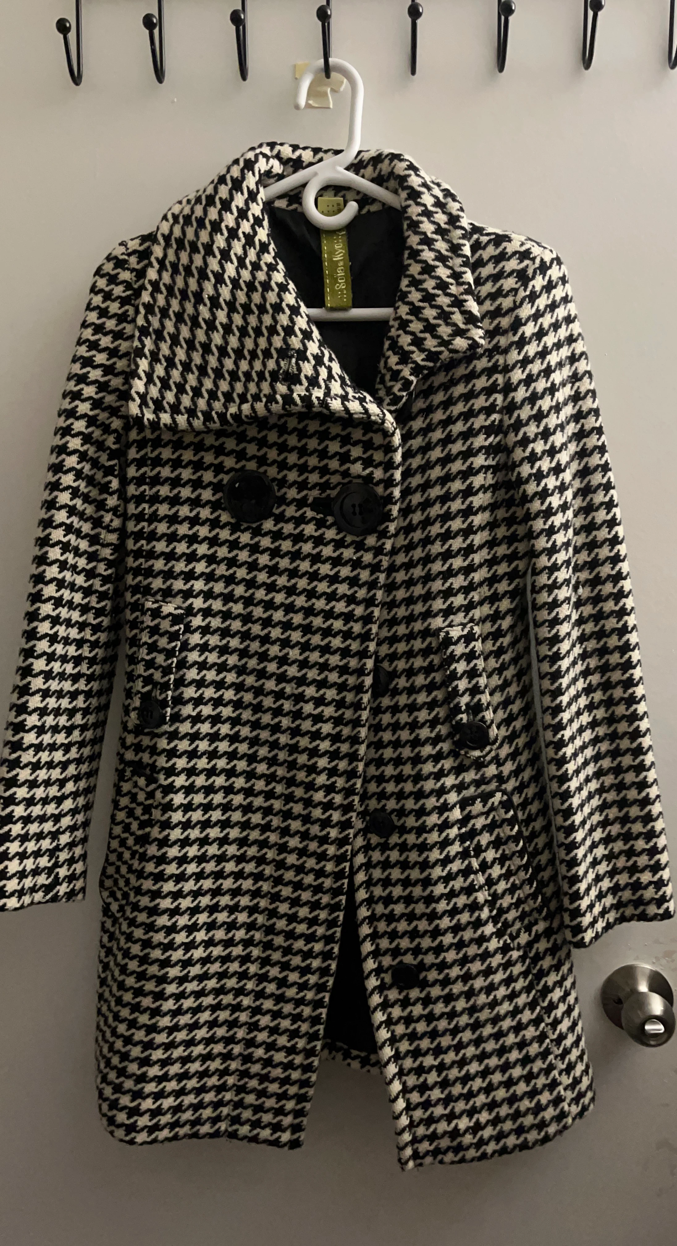 Soia Kyo Houndstooth Coat